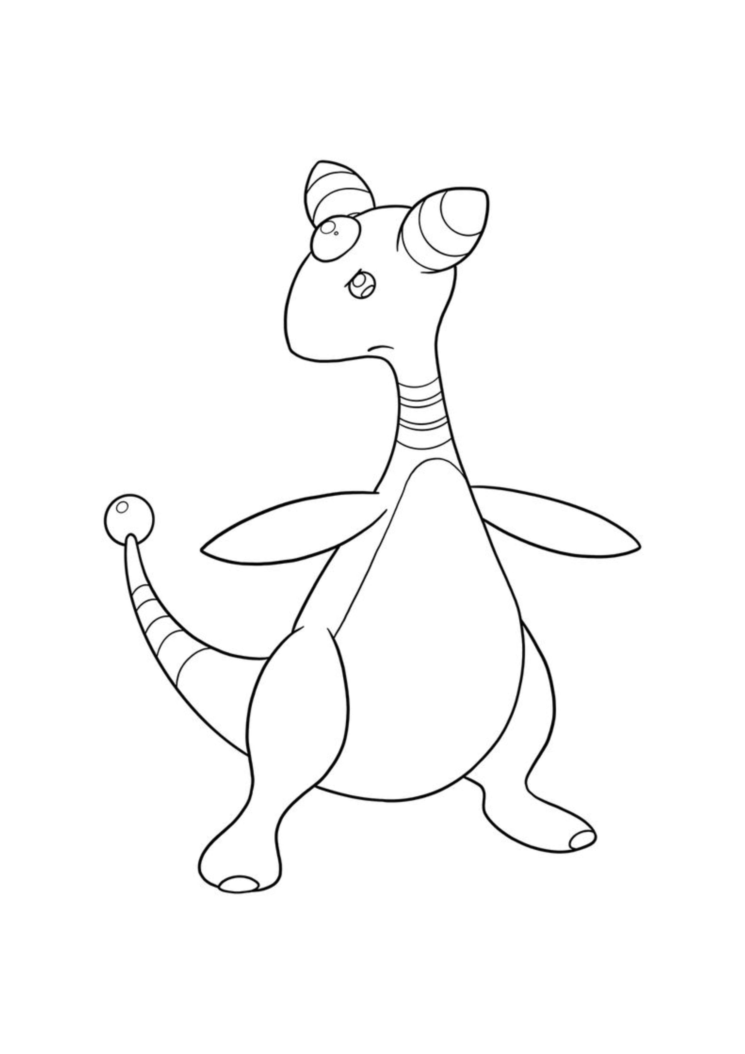 Página para colorear Ampharos (A4) para imprimir