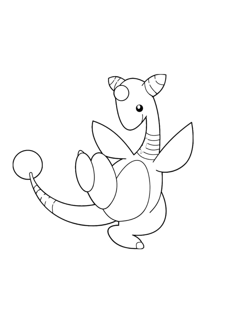 Página para colorear Ampharos (A4) para imprimir