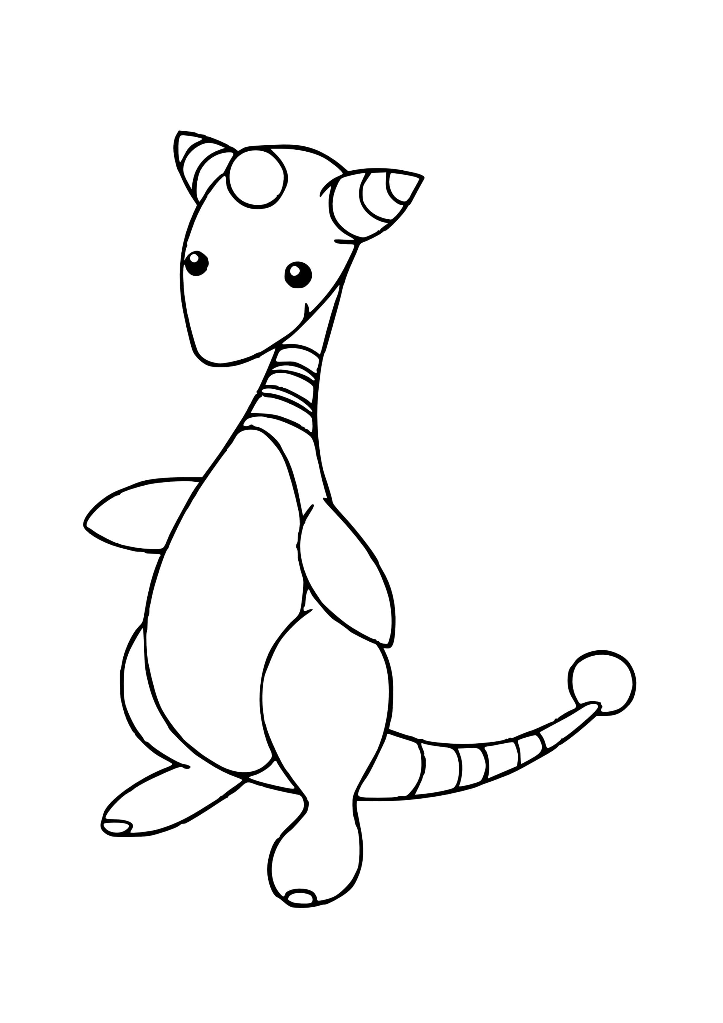 Página para colorear Ampharos (A4) para imprimir