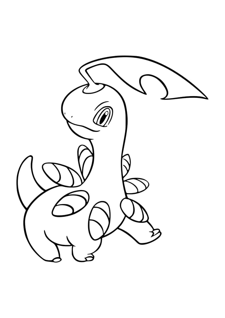 Página para colorear Bayleef (A4) para imprimir
