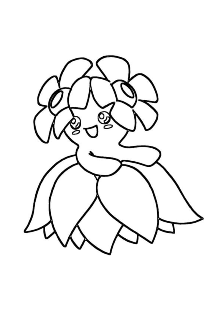 Página para colorear Bellossom (A4) para imprimir