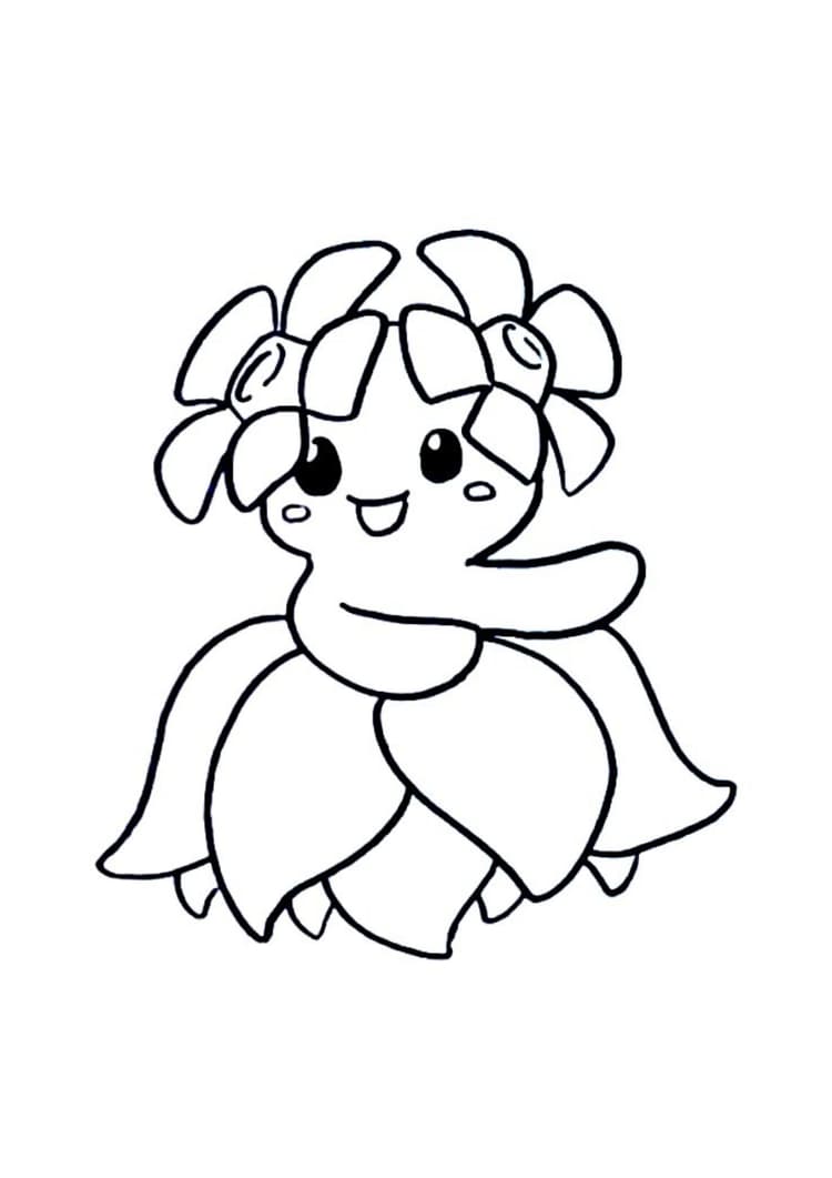 Página para colorear Bellossom (A4) para imprimir