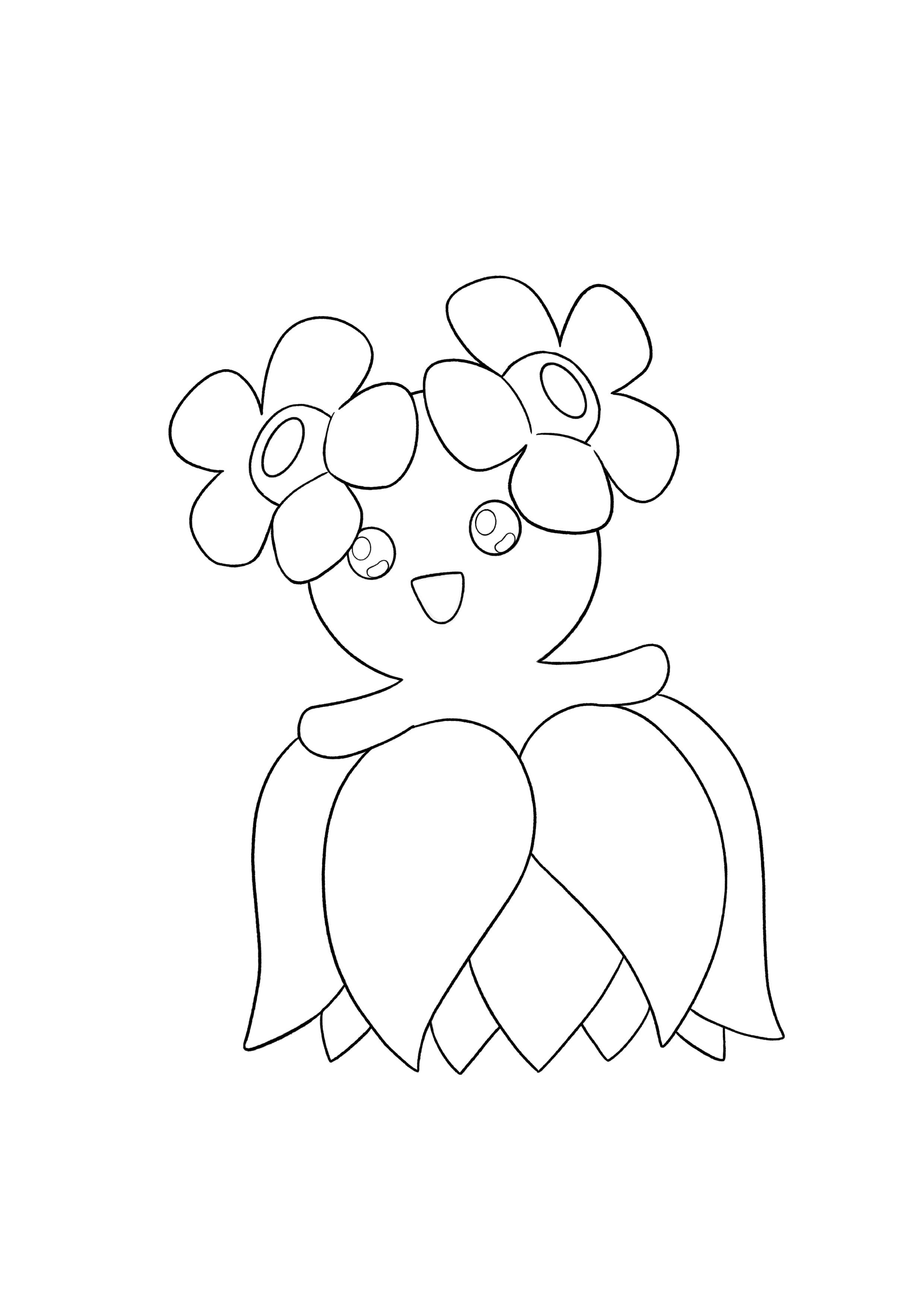 Página para colorear Bellossom (A4) para imprimir