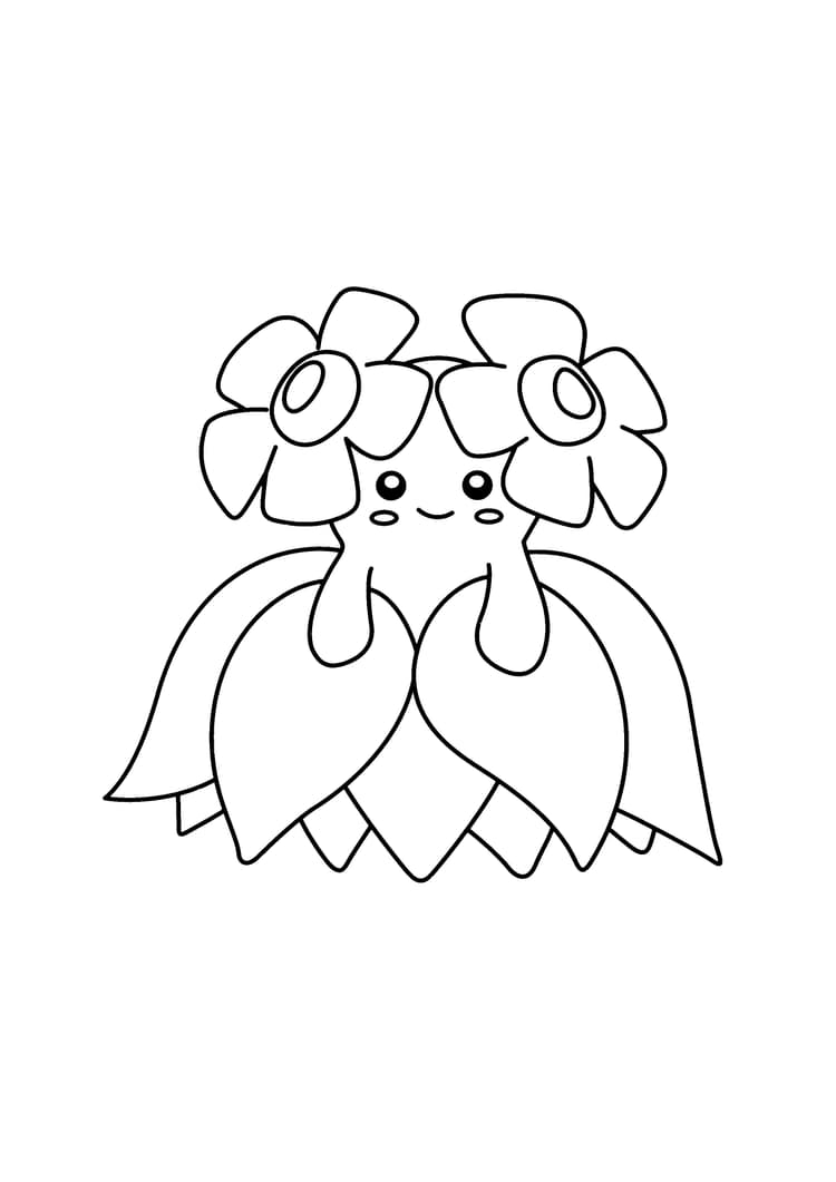 Página para colorear Bellossom (A4) para imprimir