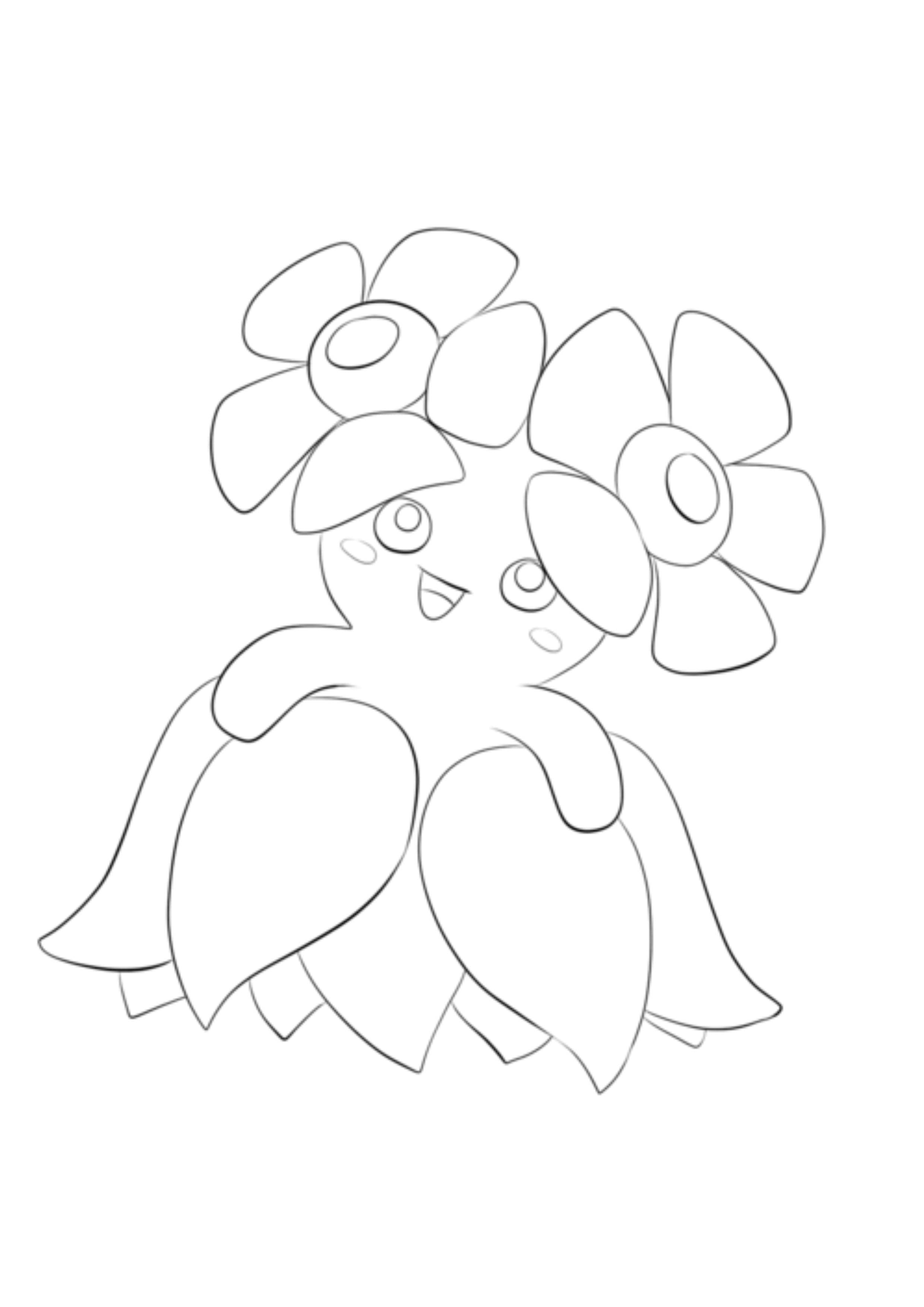 Página para colorear Bellossom (A4) para imprimir