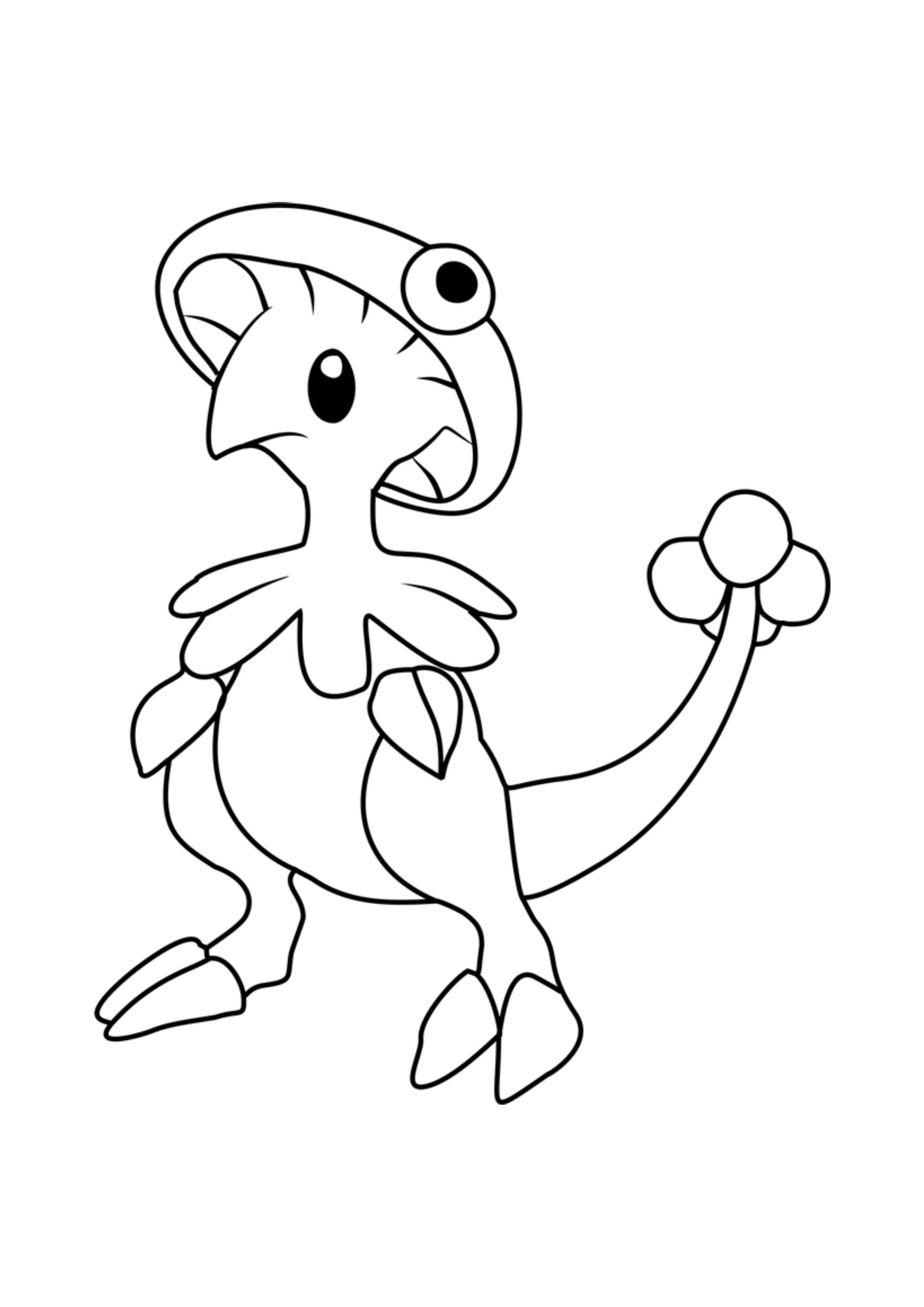 Página para colorear Breloom (A4) para imprimir