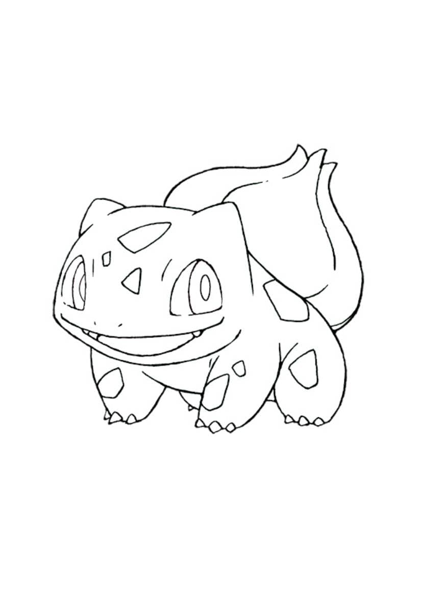 Página para colorear Bulbasaur (A4) para imprimir