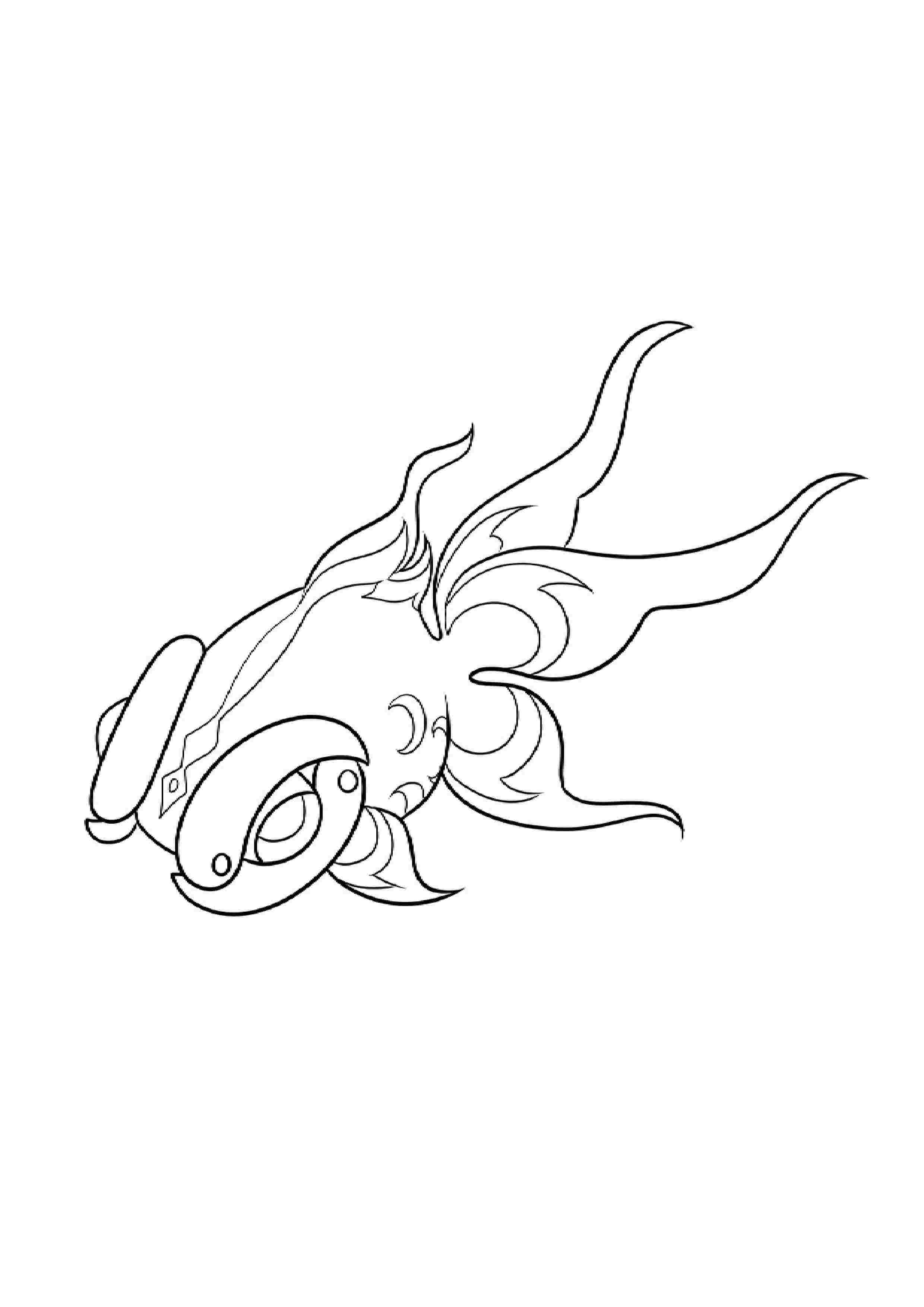 Página para colorear Chi-Yu (A4) para imprimir