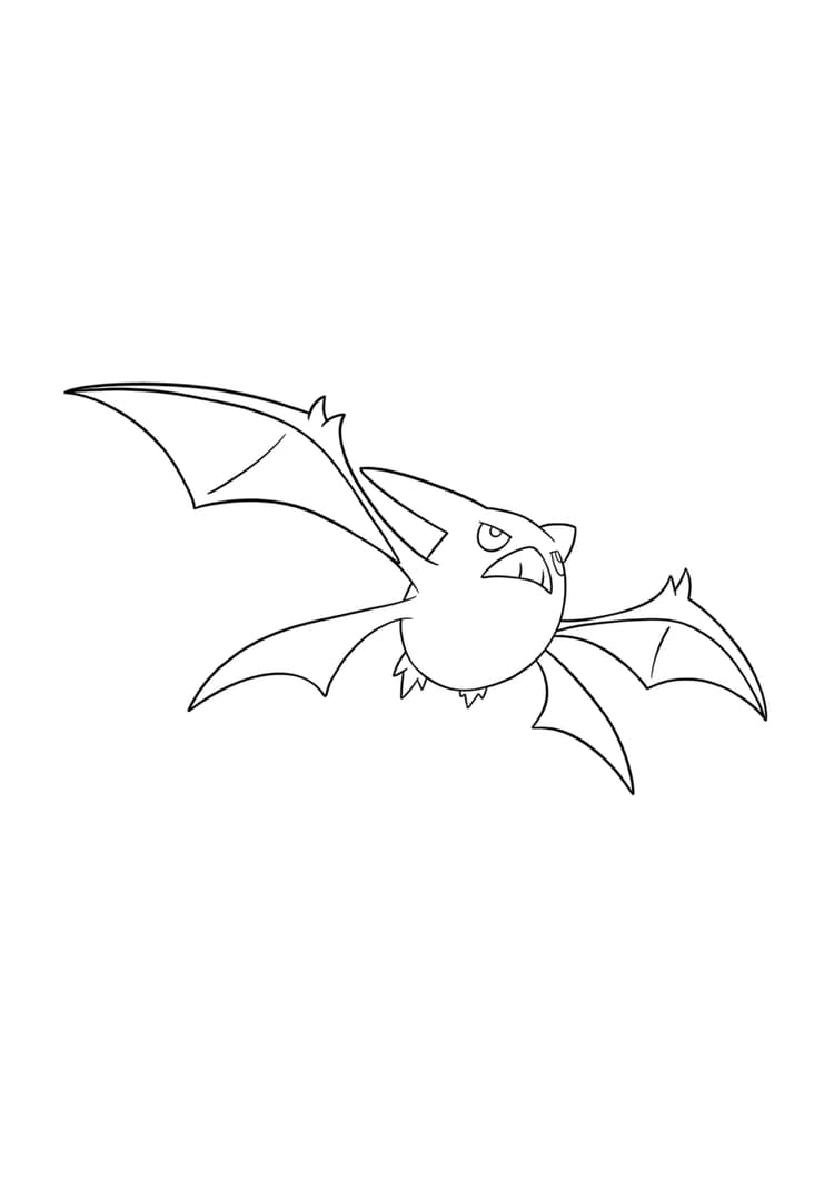 Página para colorear Crobat (A4) para imprimir