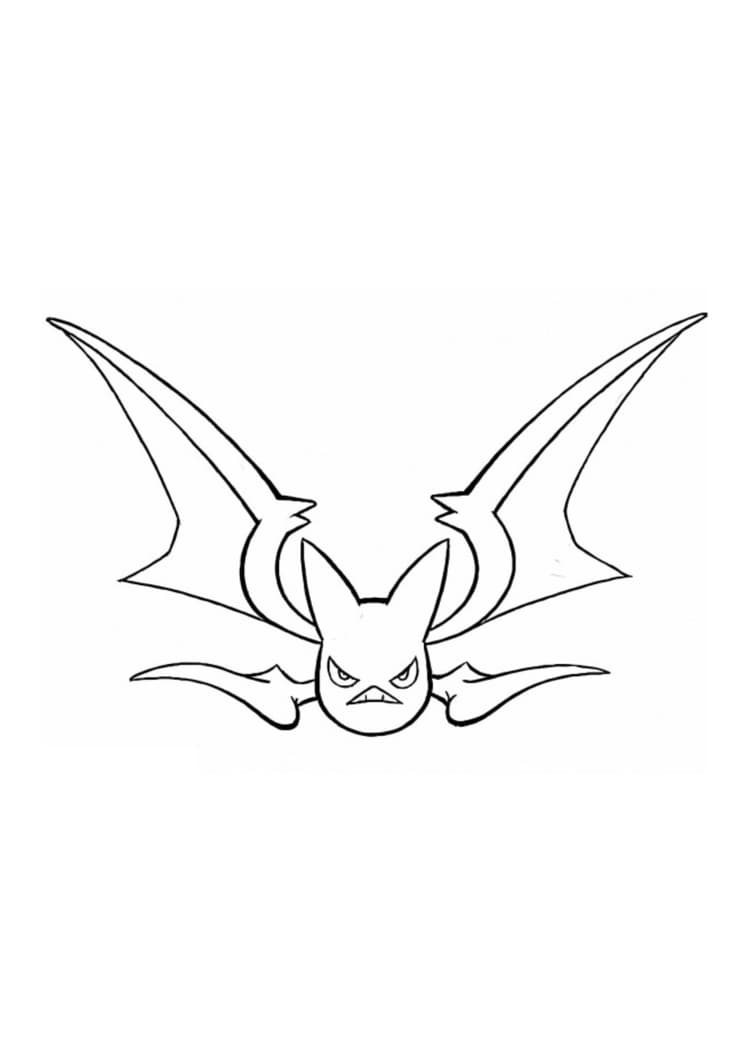 Página para colorear Crobat (A4) para imprimir