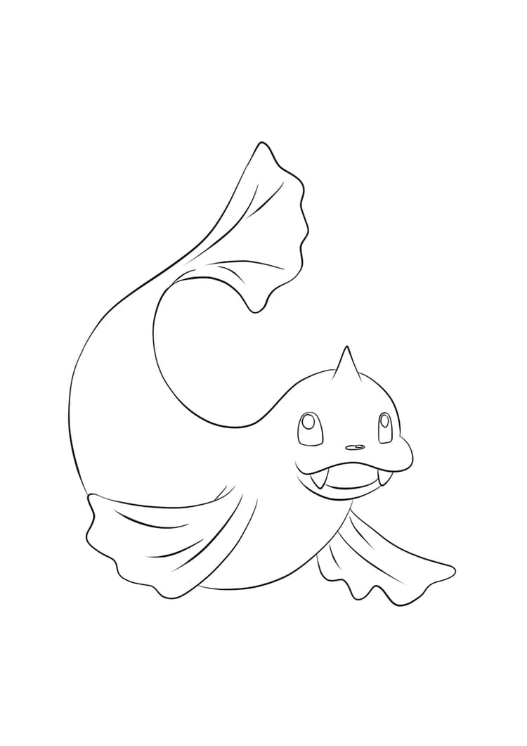 Página para colorear Dewgong (A4) para imprimir