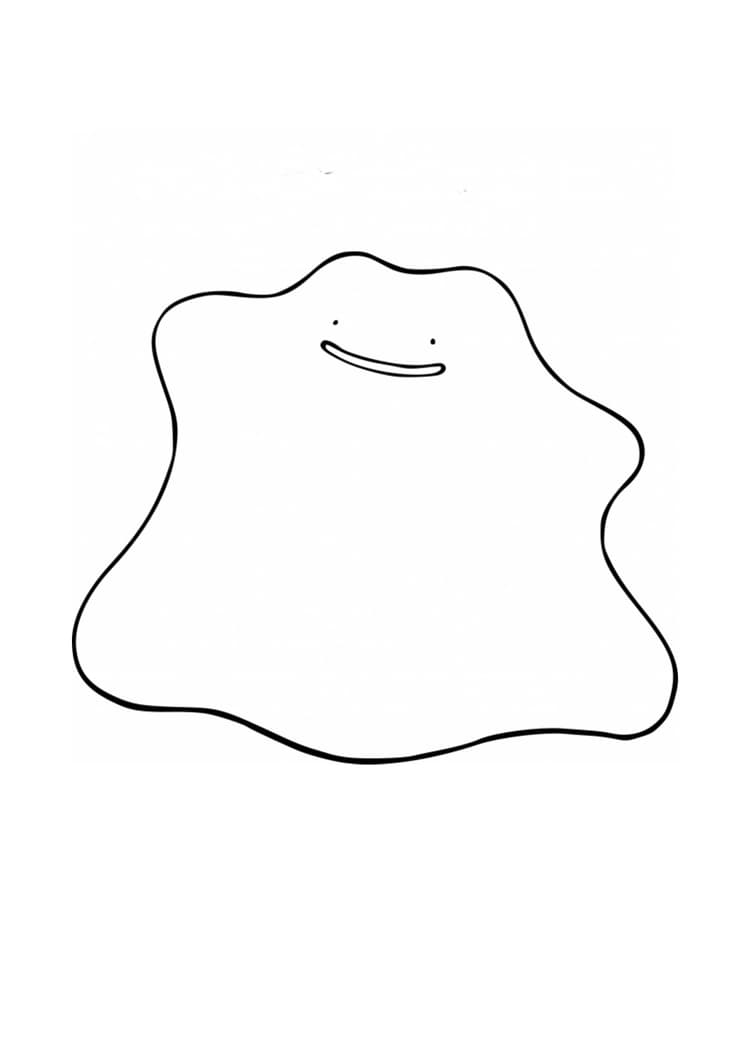 Página para colorear Ditto (A4) para imprimir