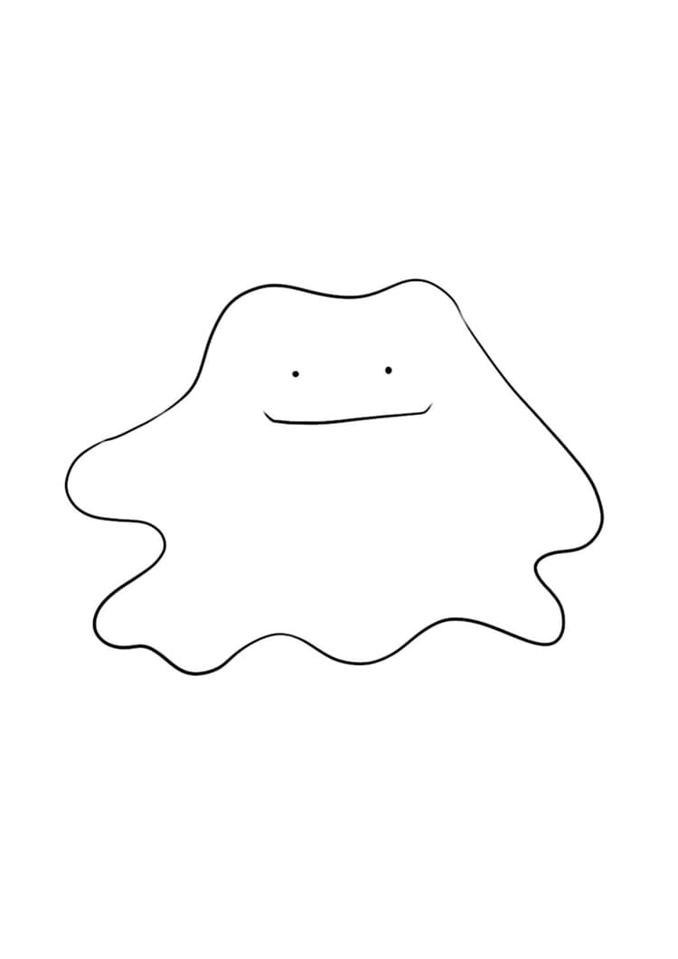 Página para colorear Ditto (A4) para imprimir