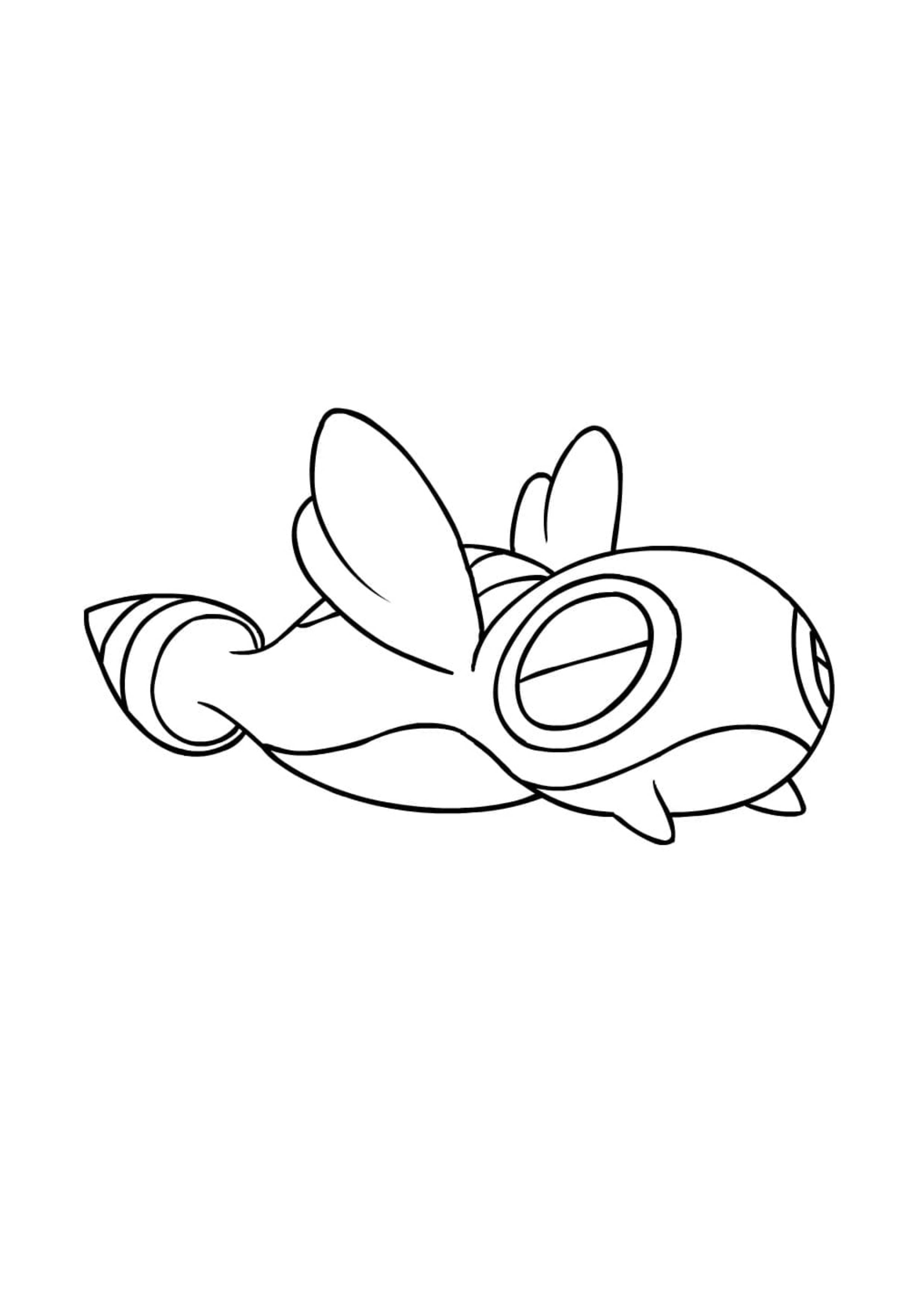 Página para colorear Dunsparce (A4) para imprimir