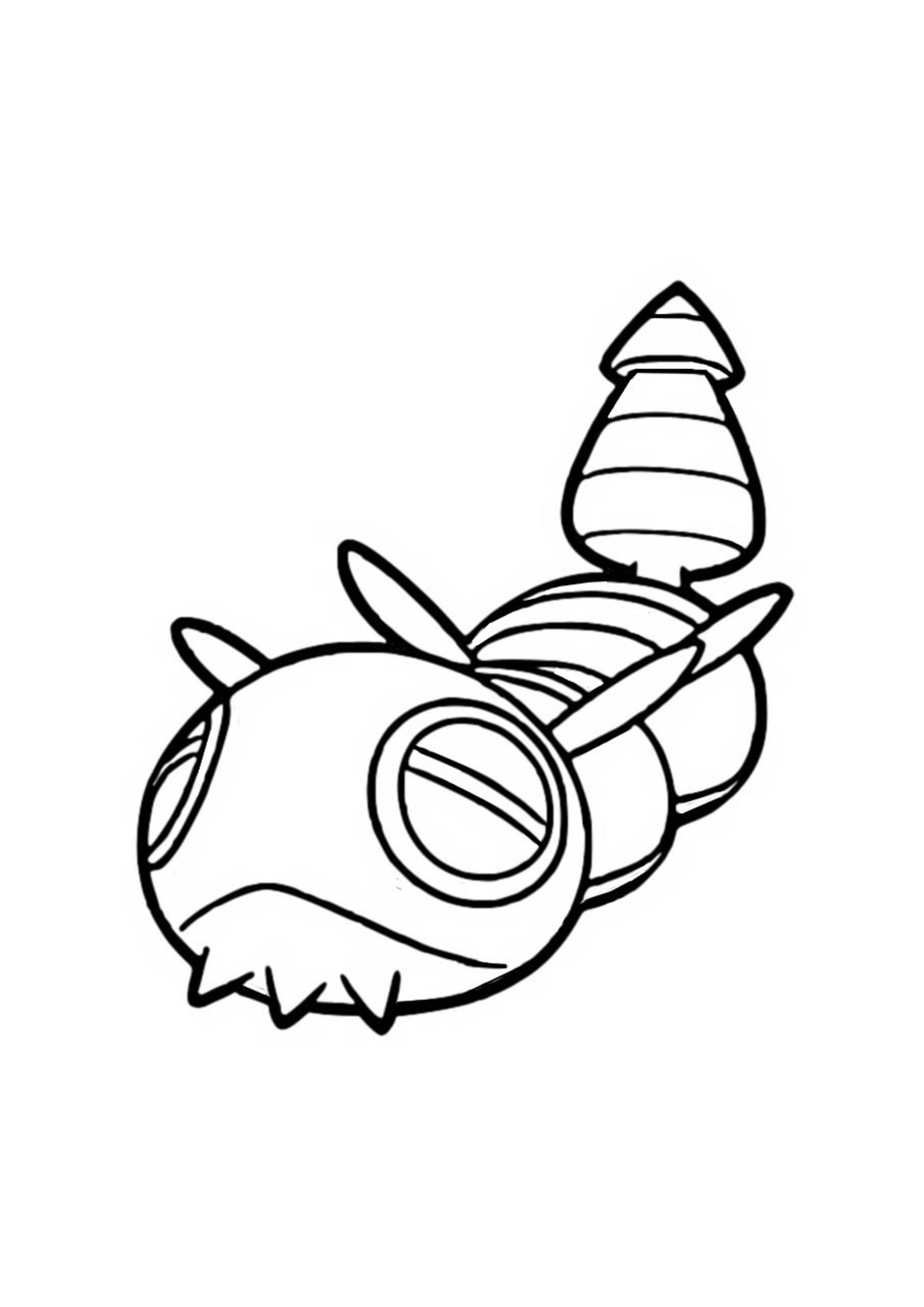Página para colorear Dunsparce (A4) para imprimir