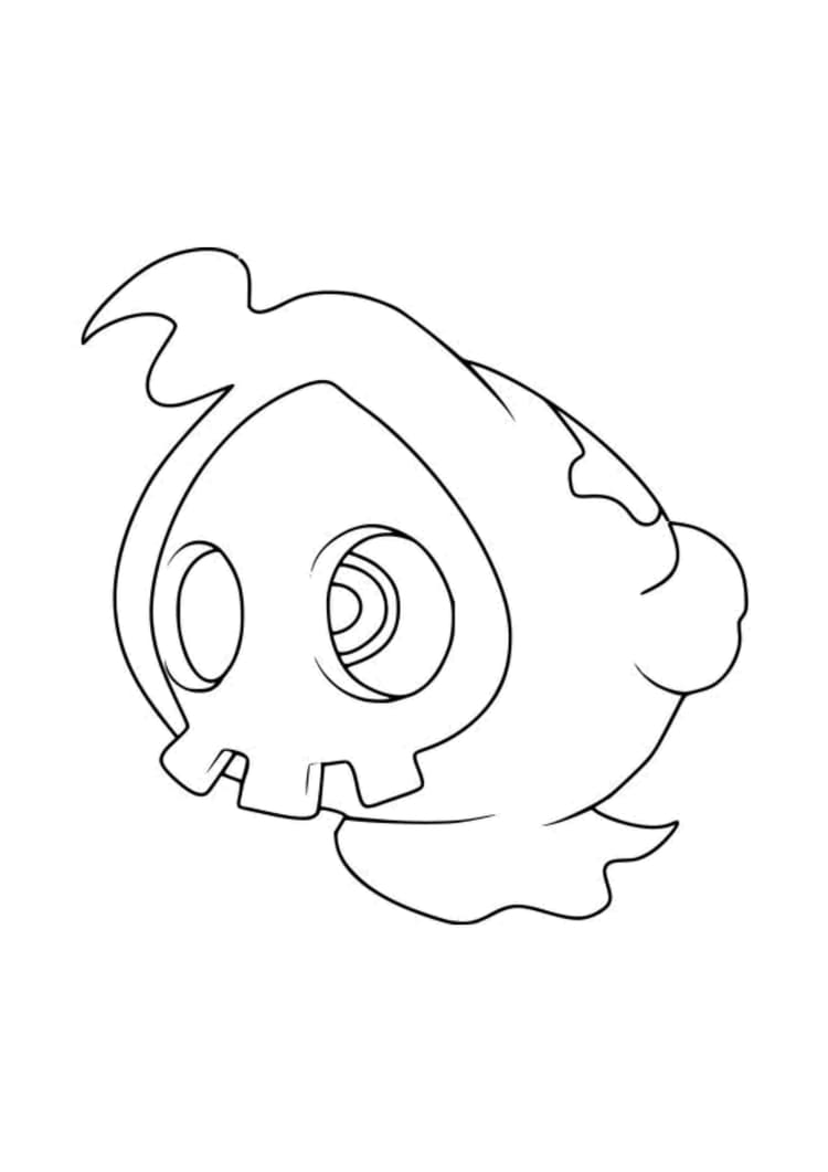 Página para colorear Duskull (A4) para imprimir