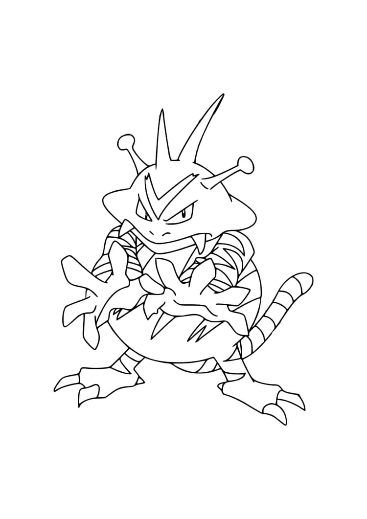 Página para colorear Electabuzz (A4) para imprimir