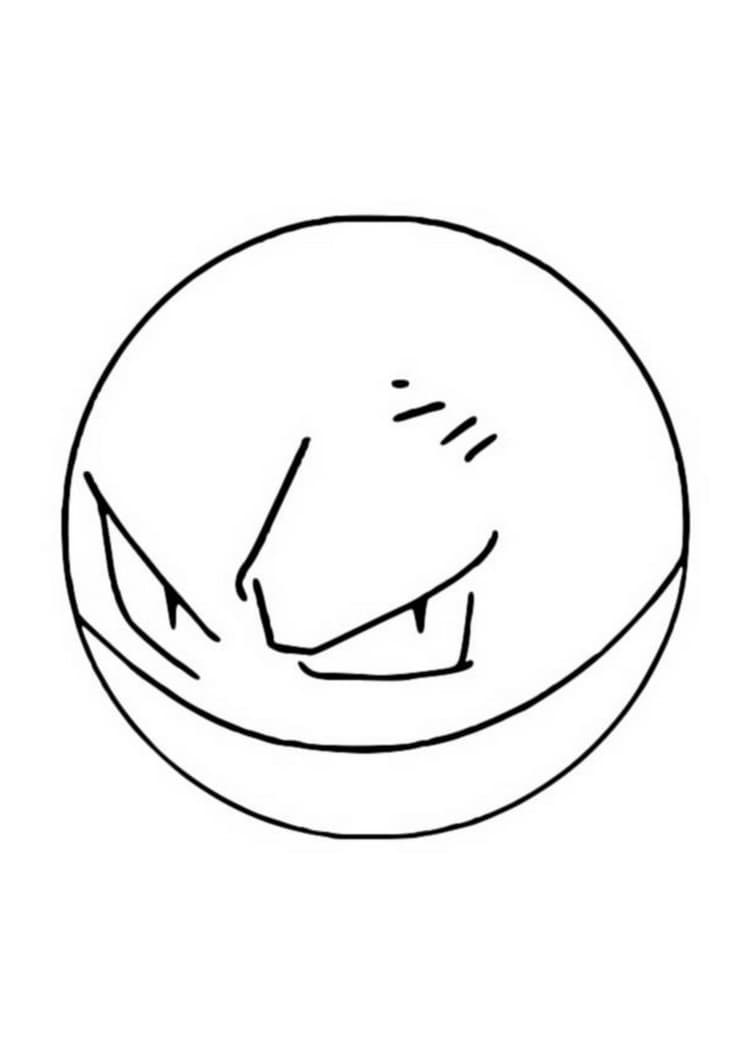 Página para colorear Electrode (A4) para imprimir