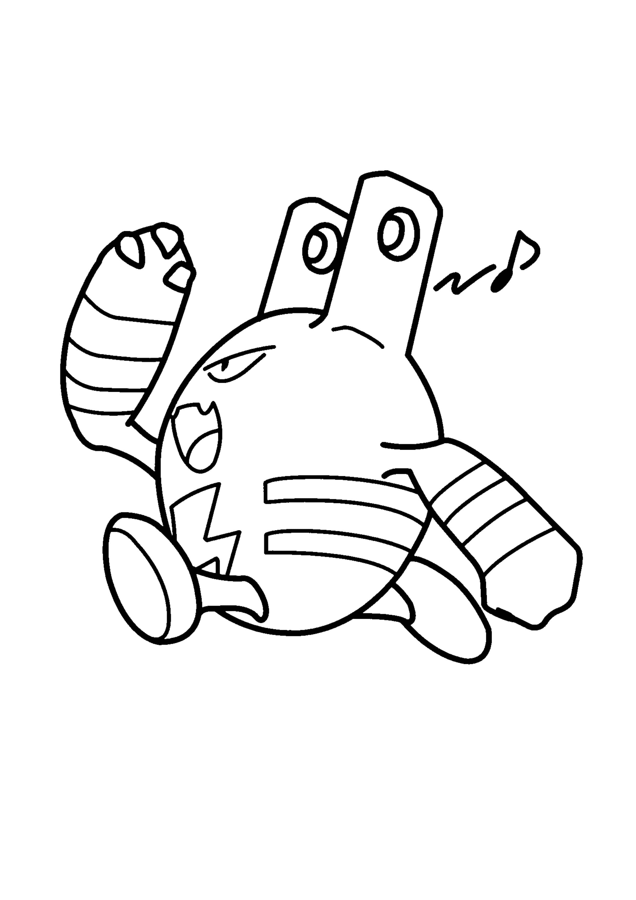 Página para colorear Elekid (A4) para imprimir