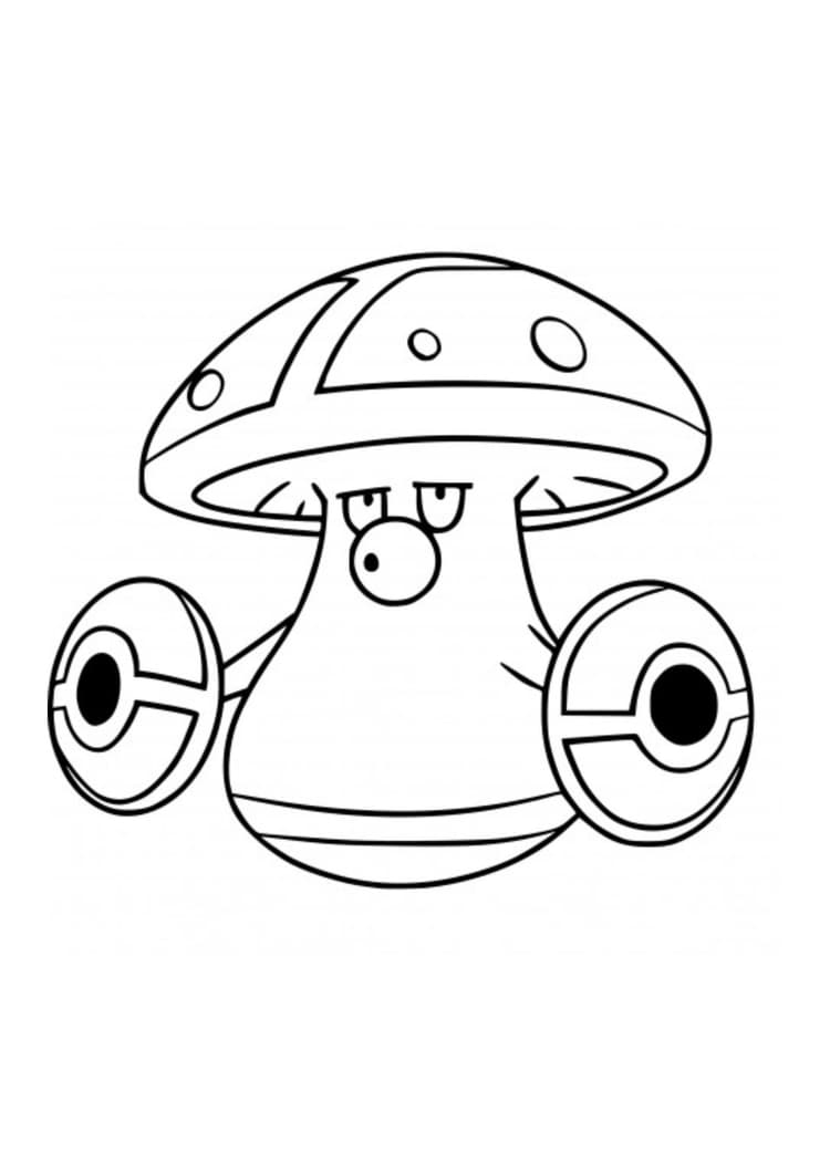 Página para colorear Foongus (A4) para imprimir