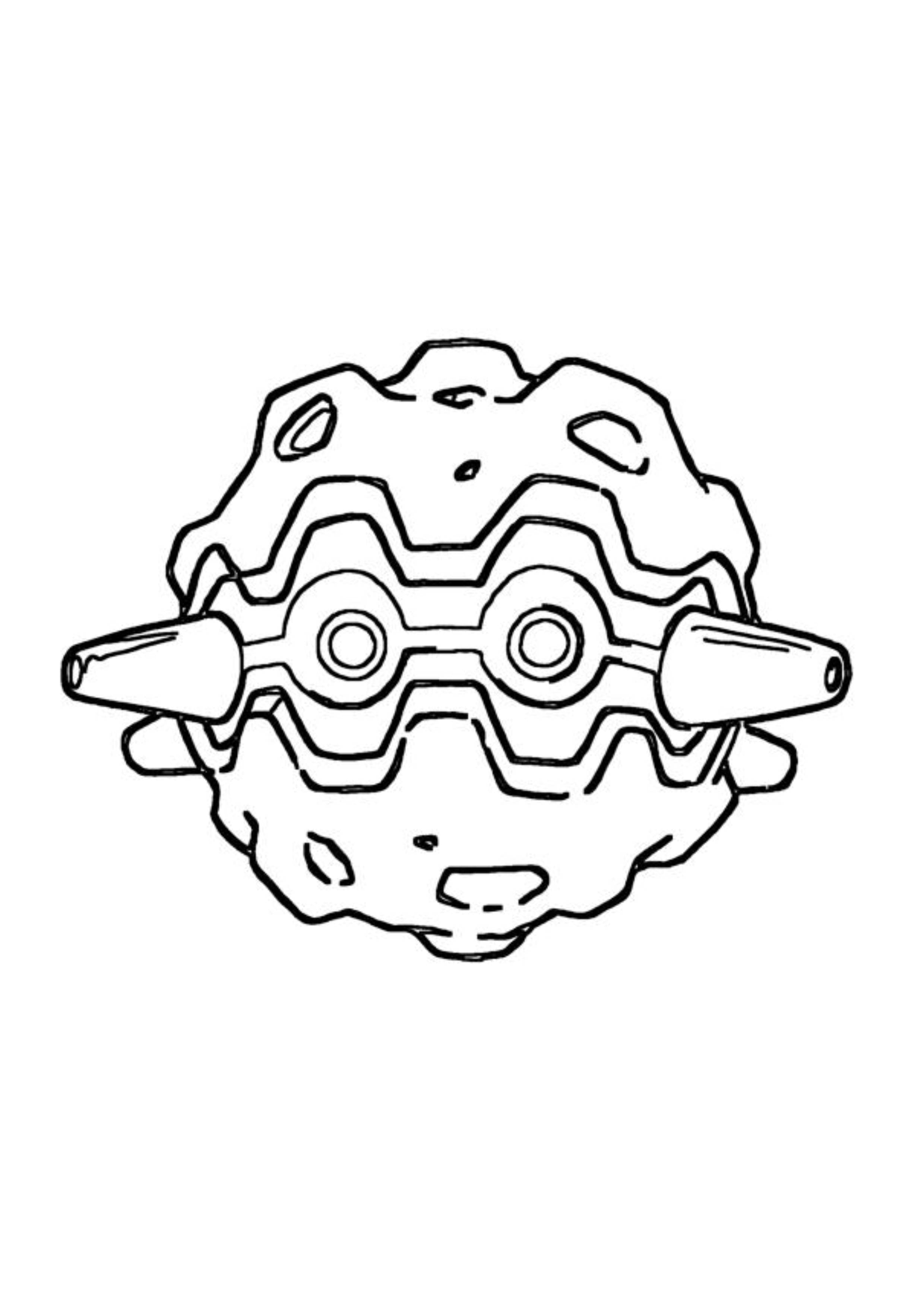 Página para colorear Forretress (A4) para imprimir