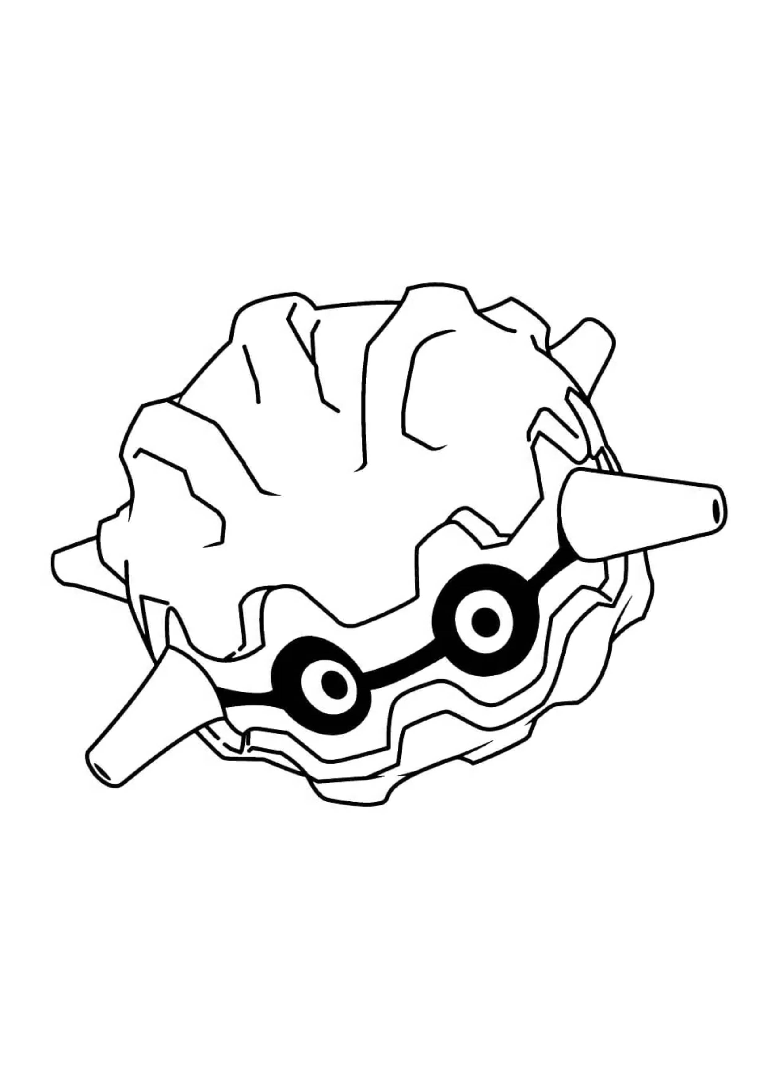 Página para colorear Forretress (A4) para imprimir