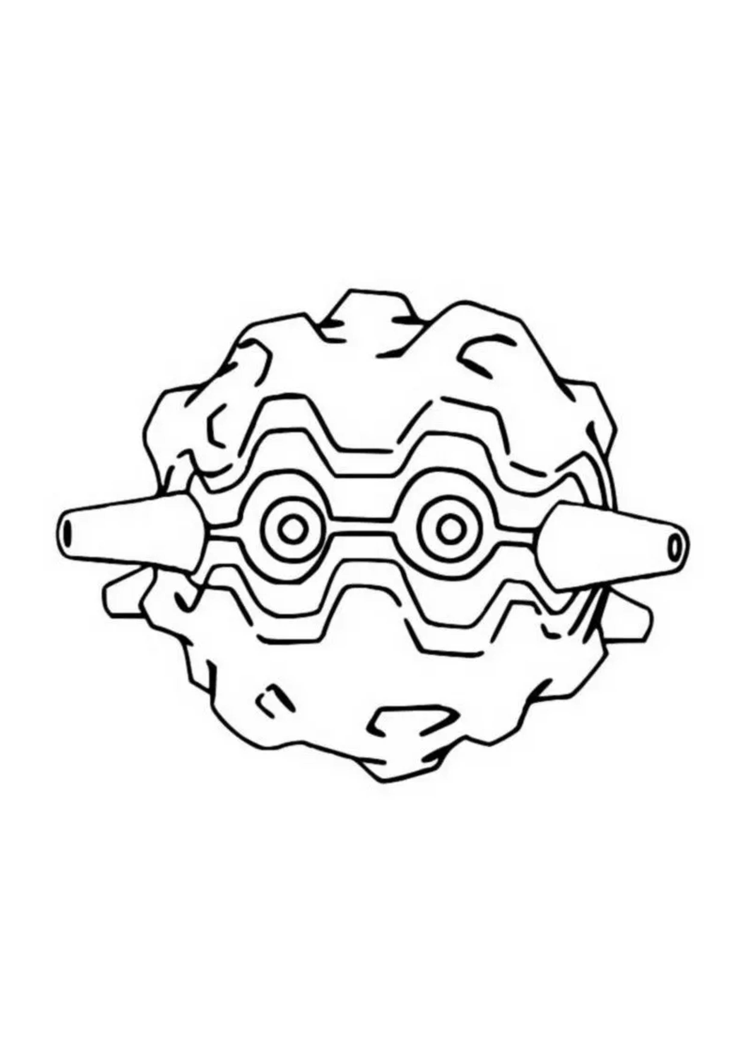 Página para colorear Forretress (A4) para imprimir