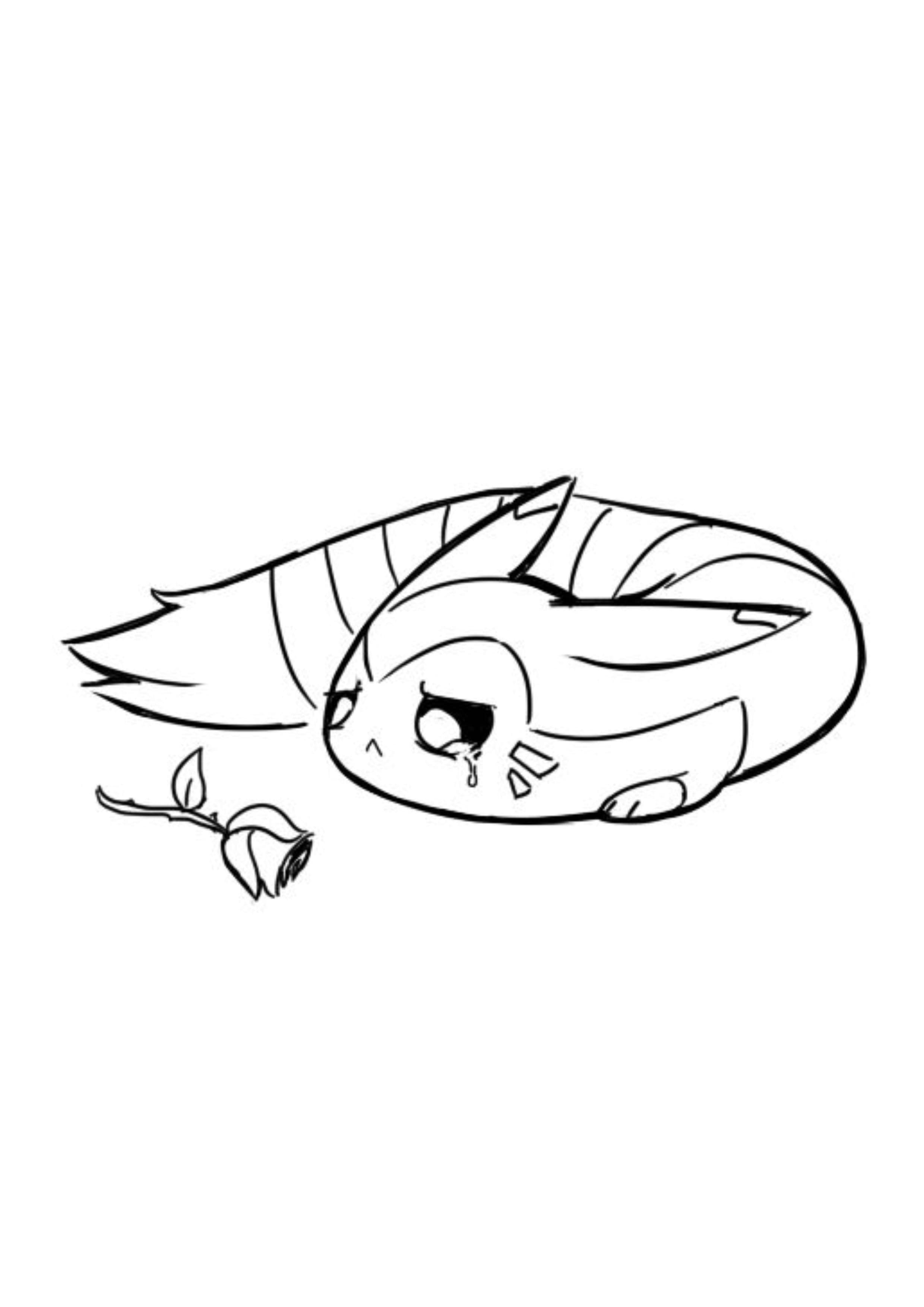 Página para colorear Furret (A4) para imprimir