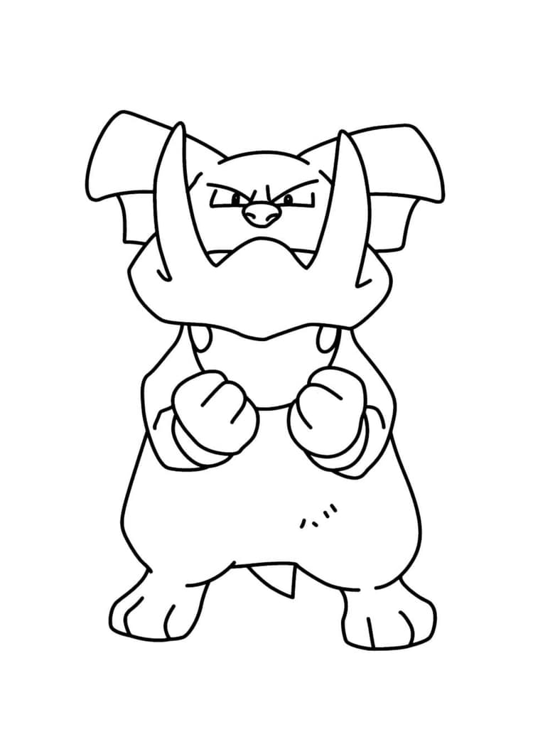 Página para colorear Granbull (A4) para imprimir