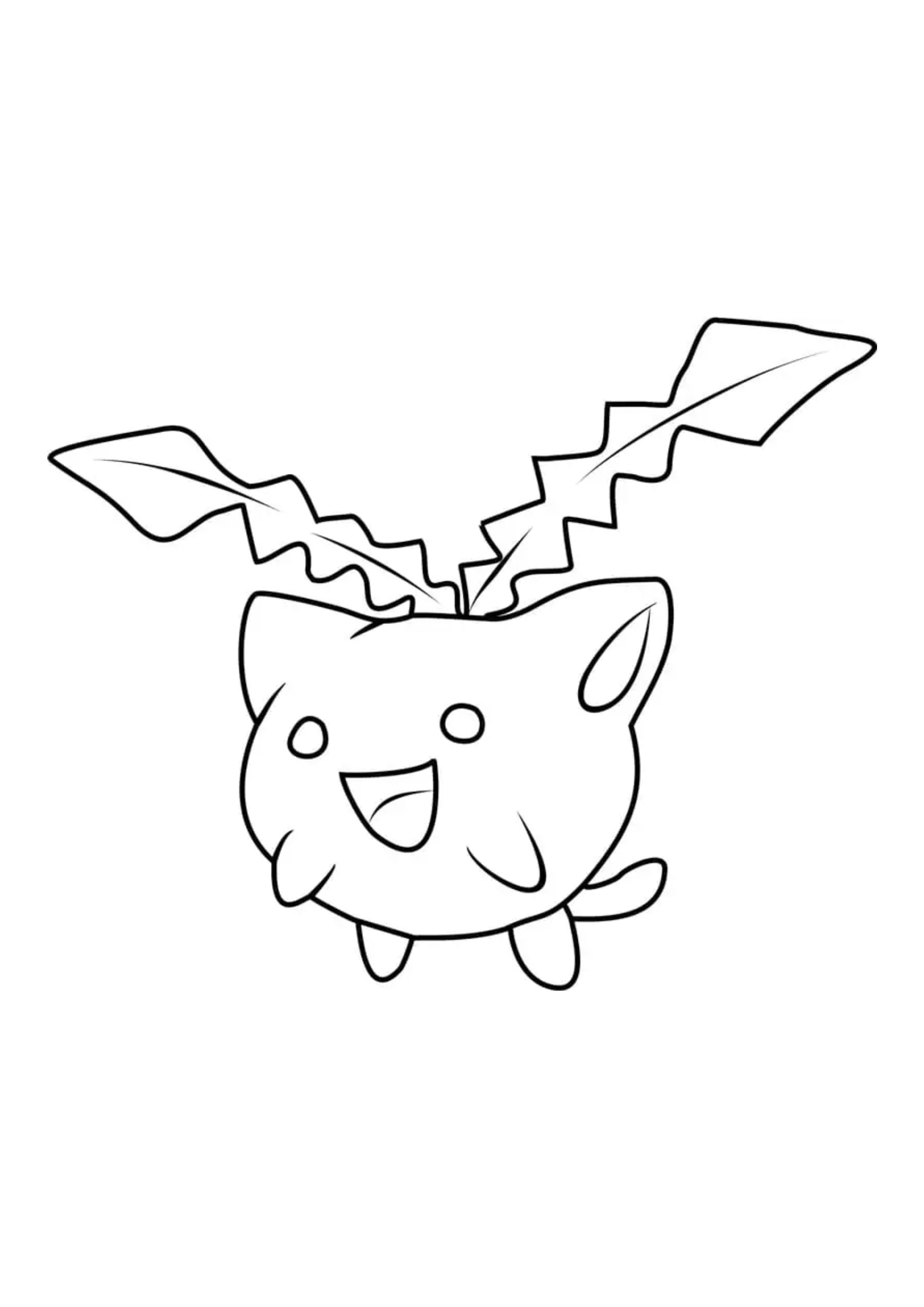 Página para colorear Hoppip (A4) para imprimir