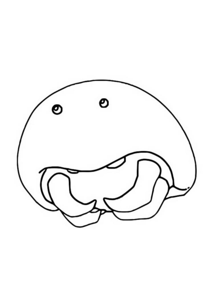 Página para colorear Kabuto (A4) para imprimir