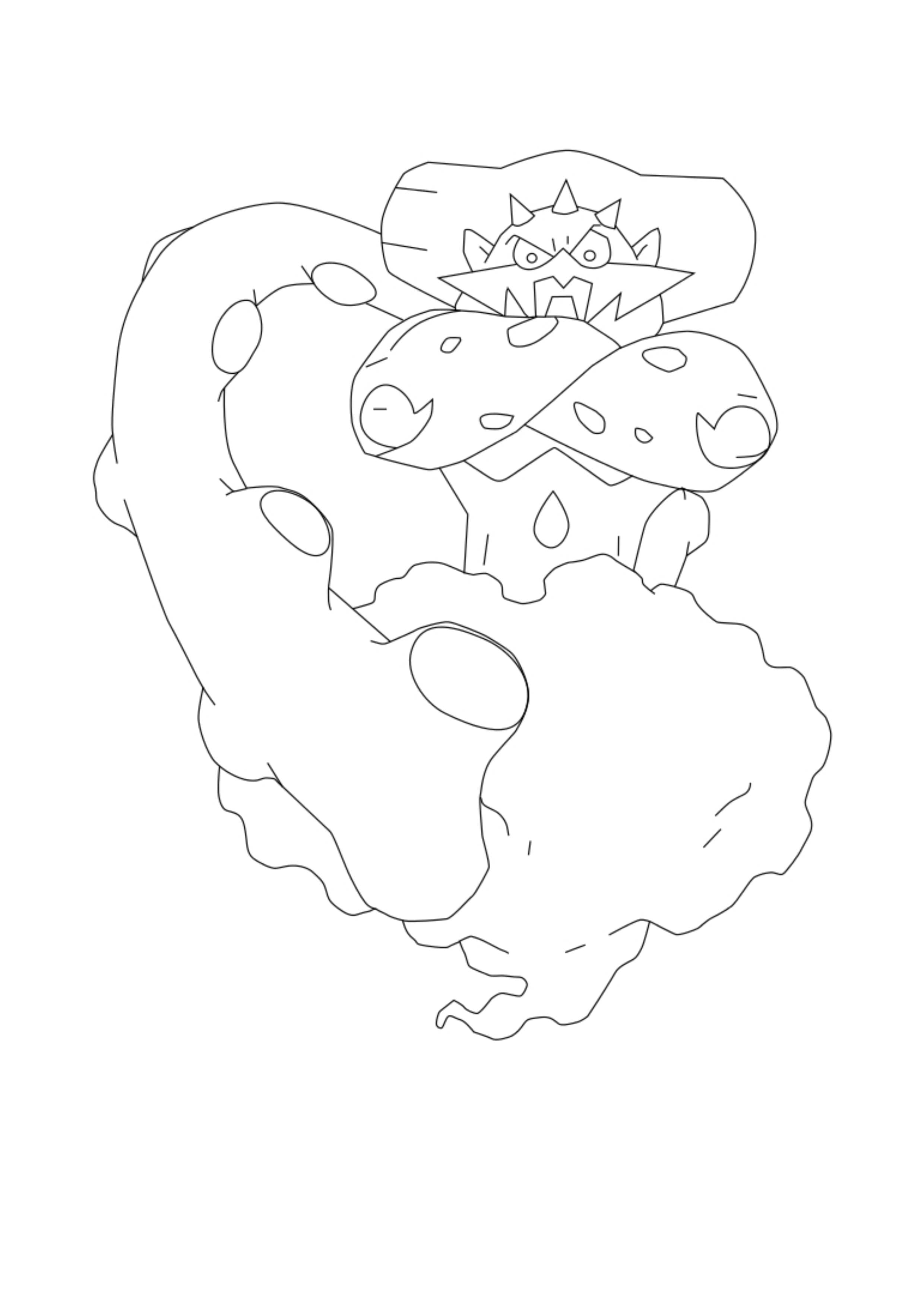 Página para colorear Landorus (A4) para imprimir