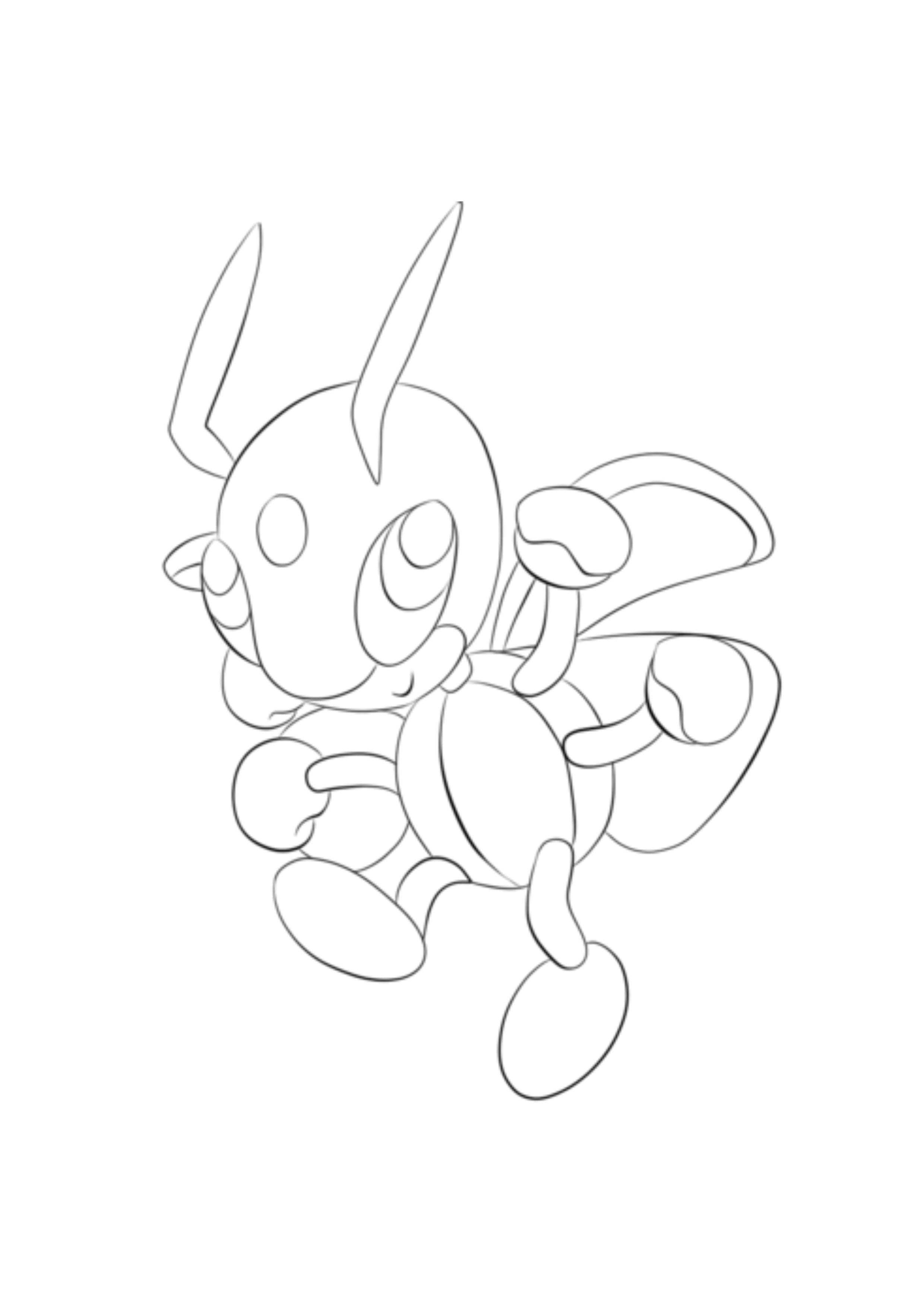 Página para colorear Ledian (A4) para imprimir