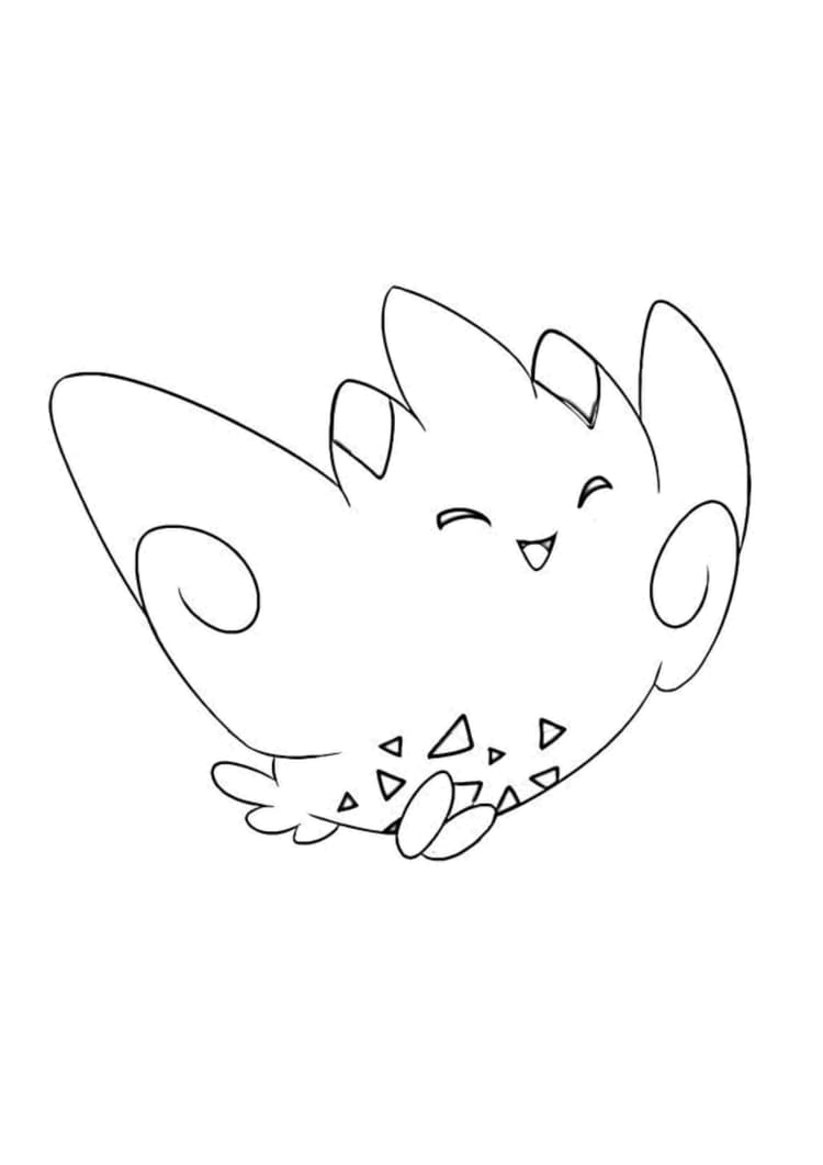 Página para colorear Lucario (A4) para imprimir