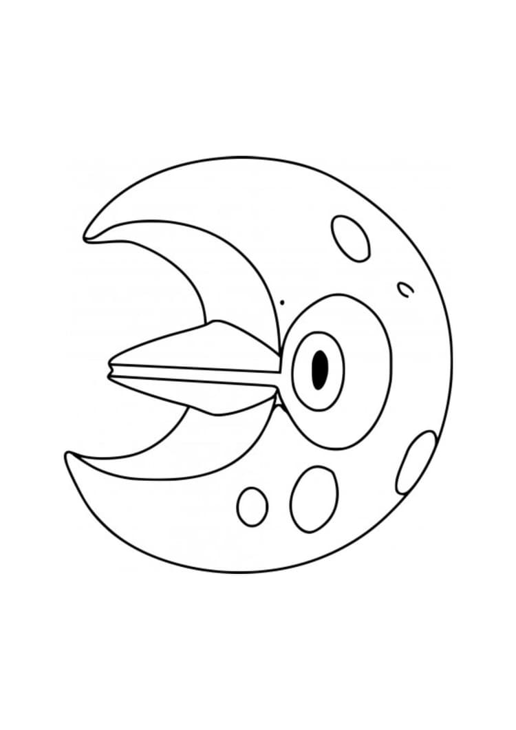 Página para colorear Lunatone (A4) para imprimir