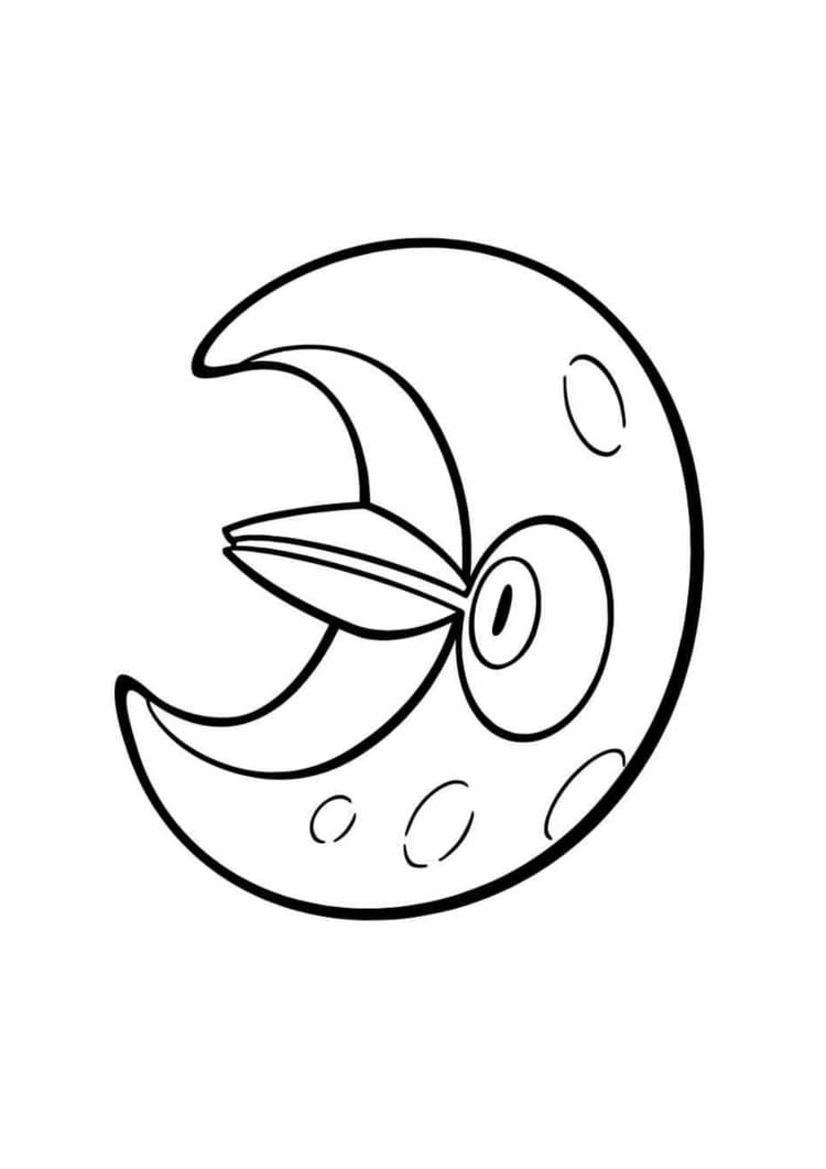 Página para colorear Lunatone (A4) para imprimir