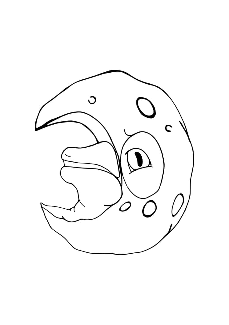 Página para colorear Lunatone (A4) para imprimir
