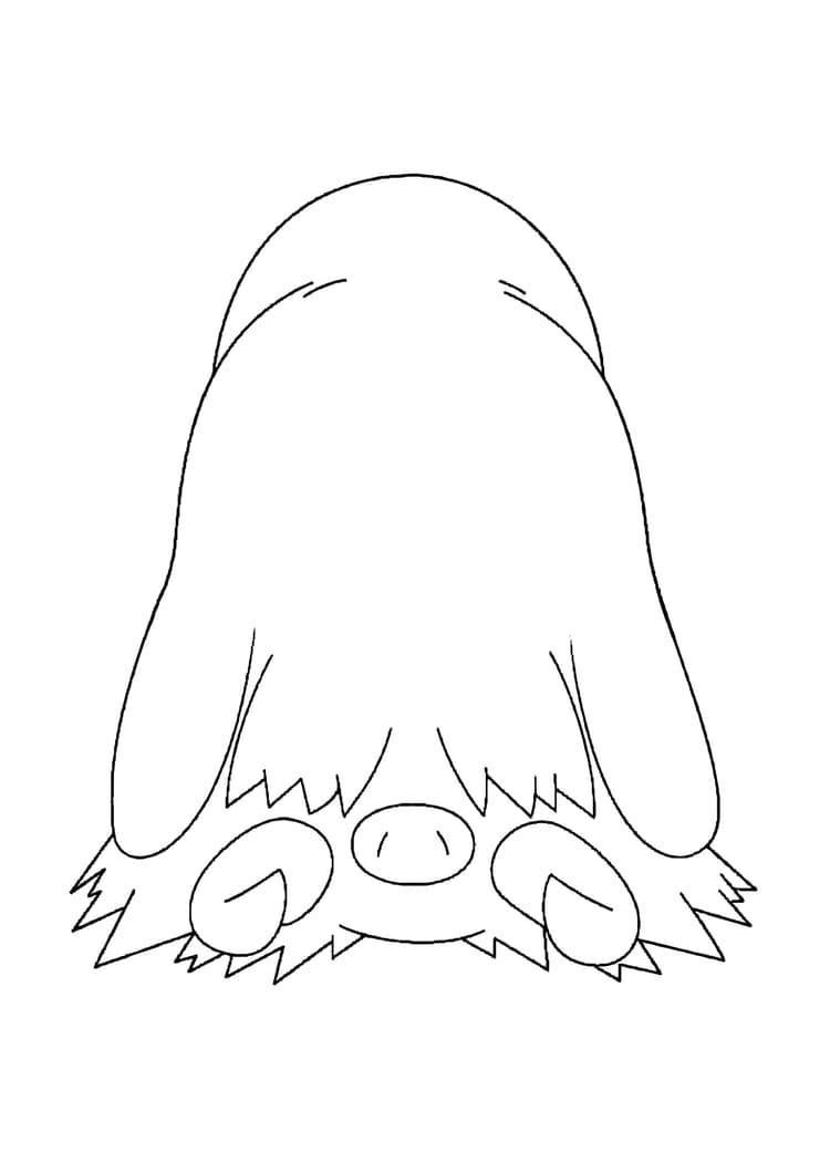 Página para colorear Mamoswine (A4) para imprimir