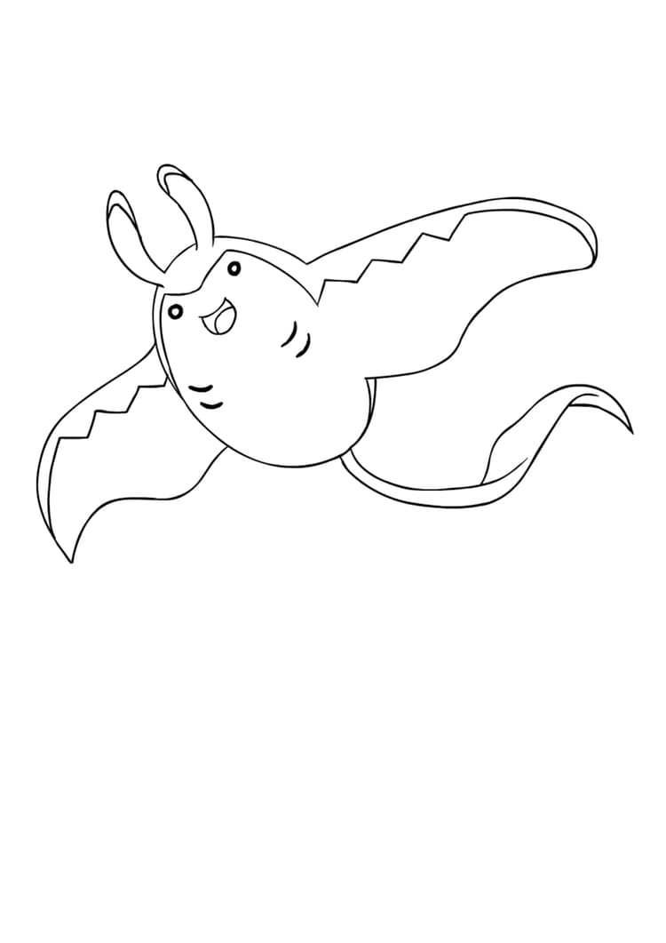 Página para colorear Mantine (A4) para imprimir