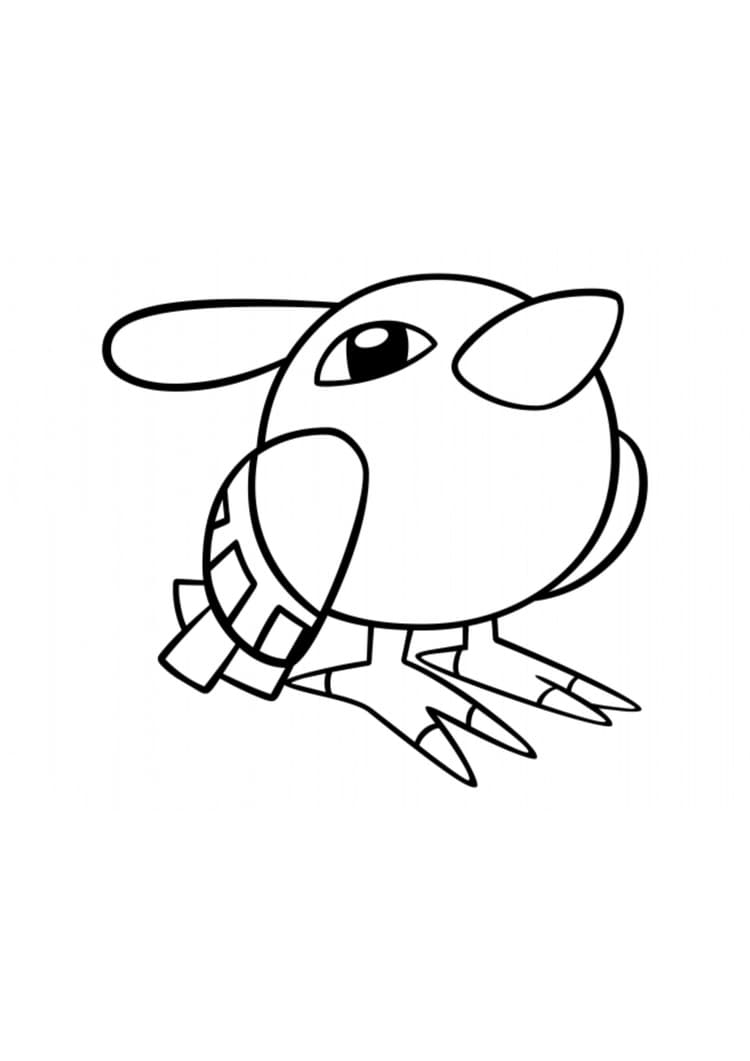 Página para colorear Natu (A4) para imprimir