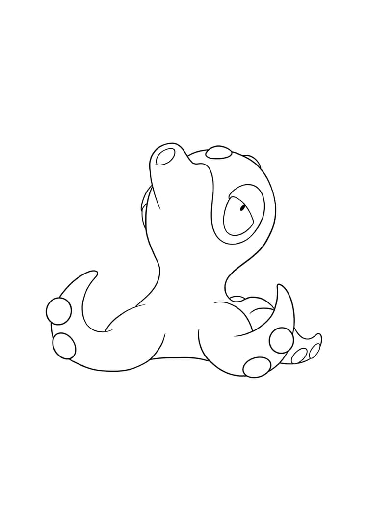 Página para colorear Octillery (A4) para imprimir