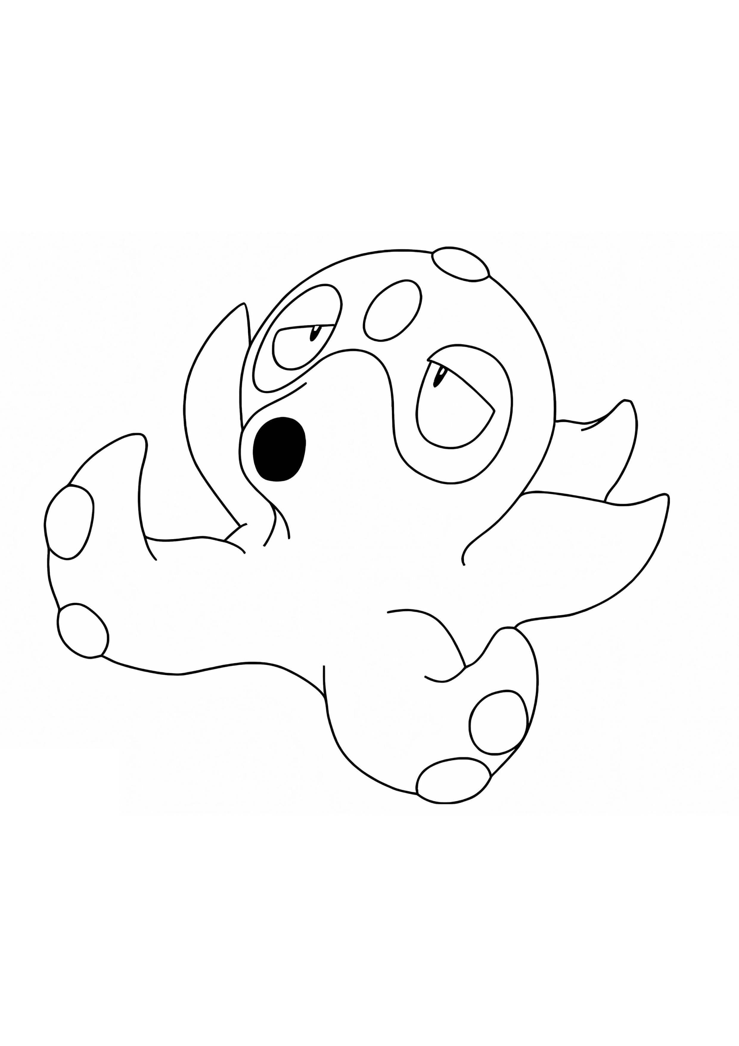 Página para colorear Octillery (A4) para imprimir