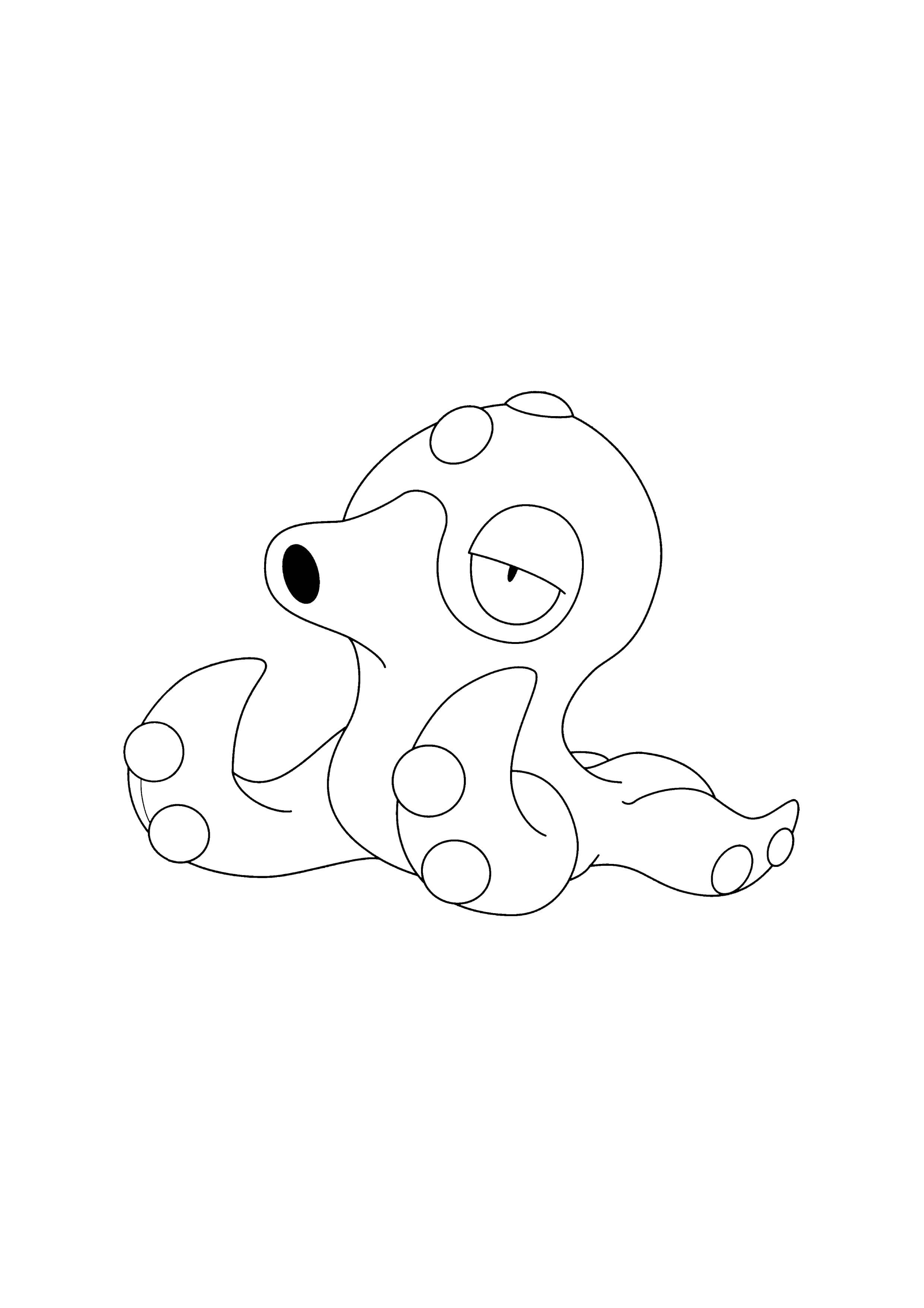 Página para colorear Octillery (A4) para imprimir