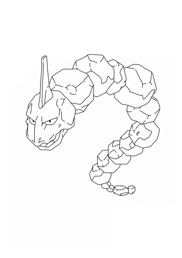 Página para colorear Onix (A4) para imprimir