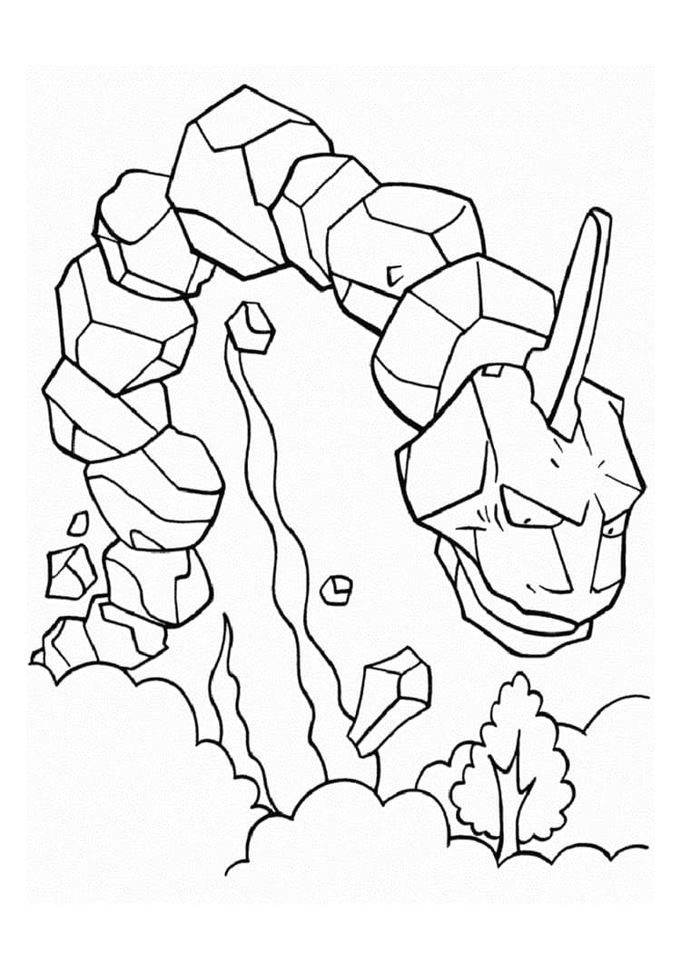 Página para colorear Onix (A4) para imprimir