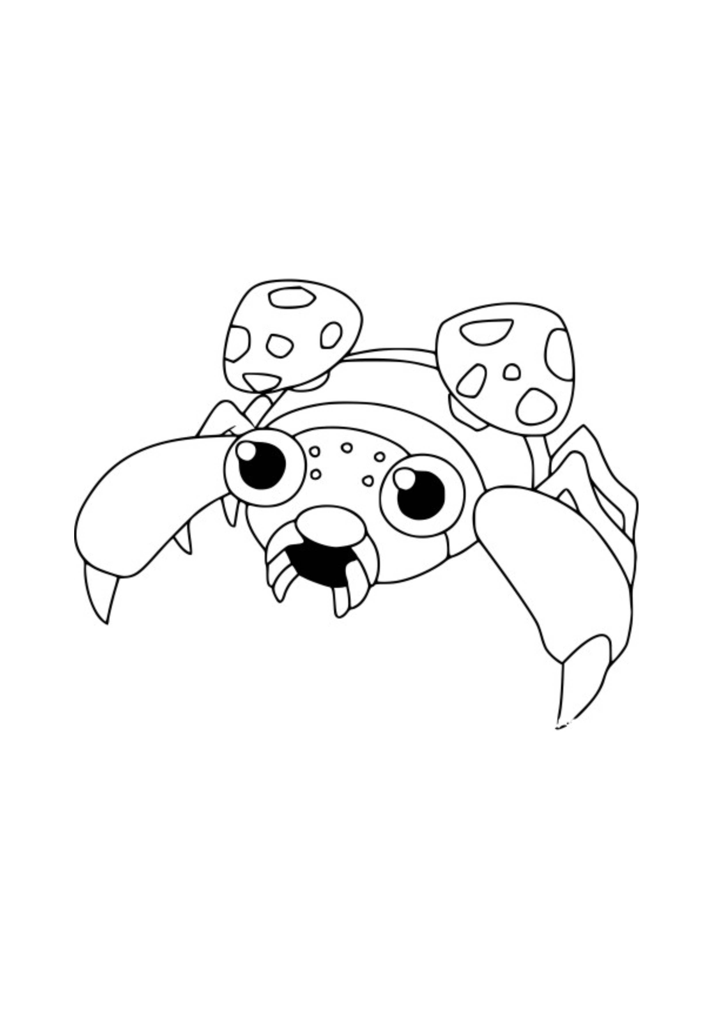 Página para colorear Paras (A4) para imprimir