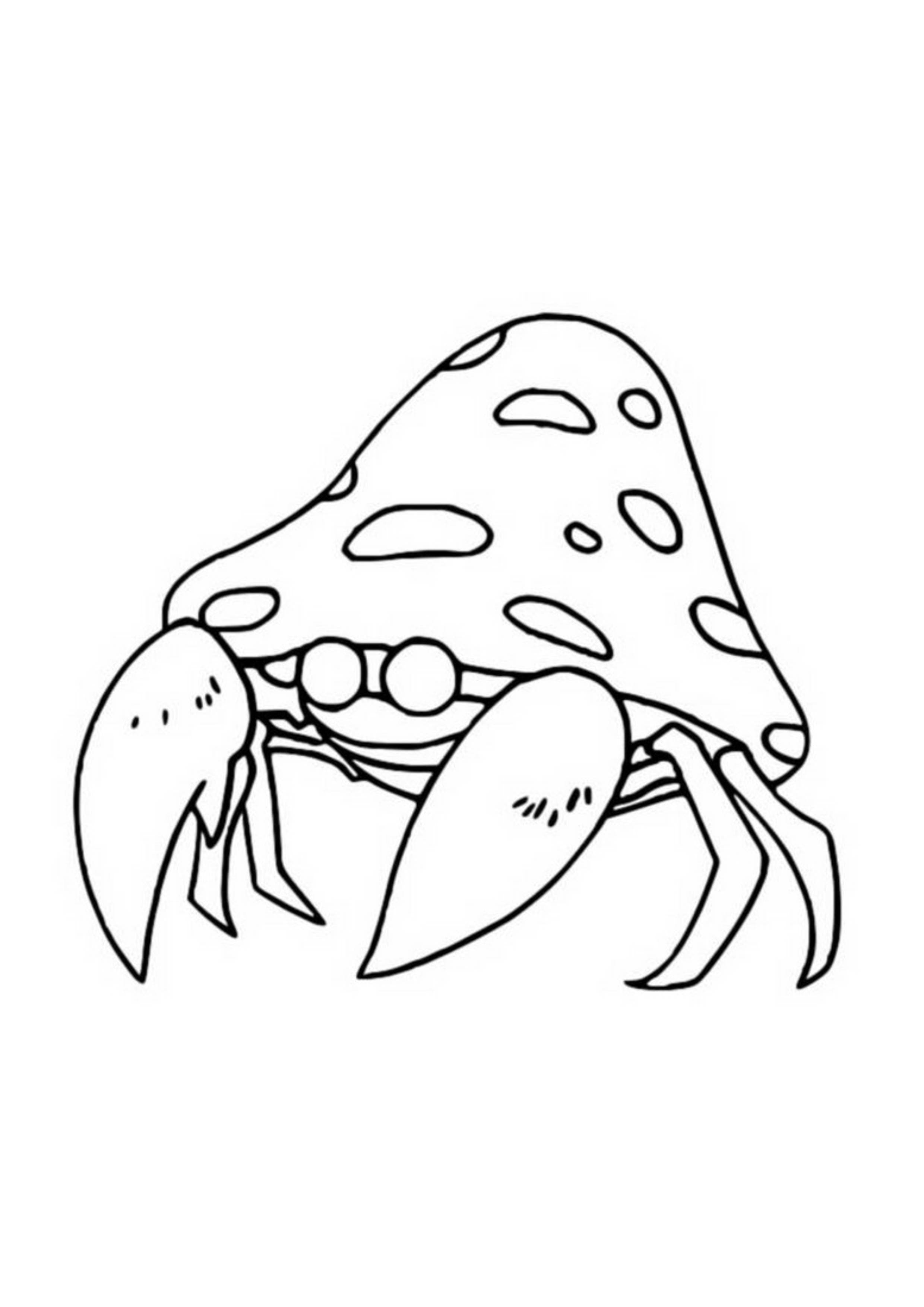 Página para colorear Parasect (A4) para imprimir