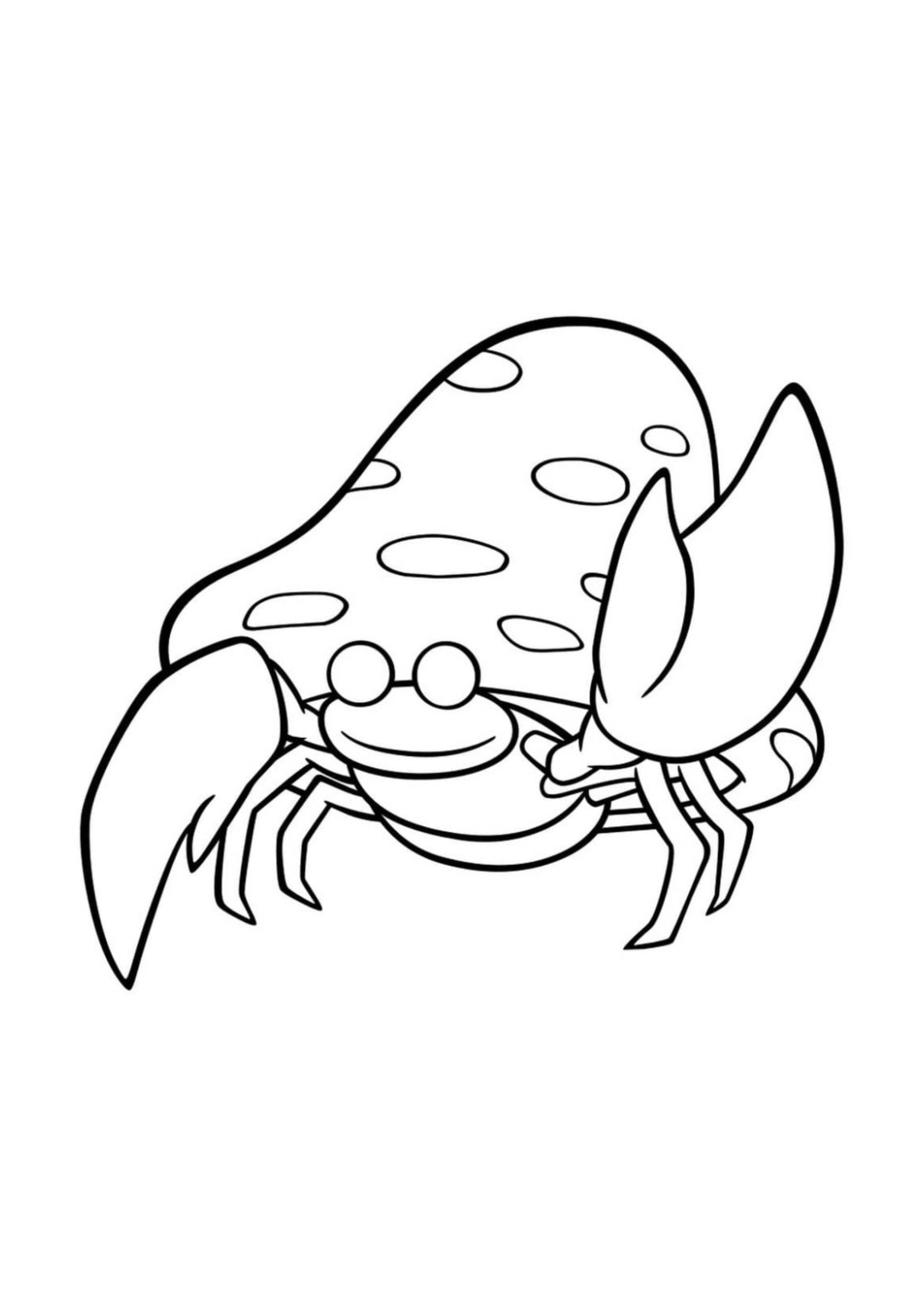 Página para colorear Parasect (A4) para imprimir