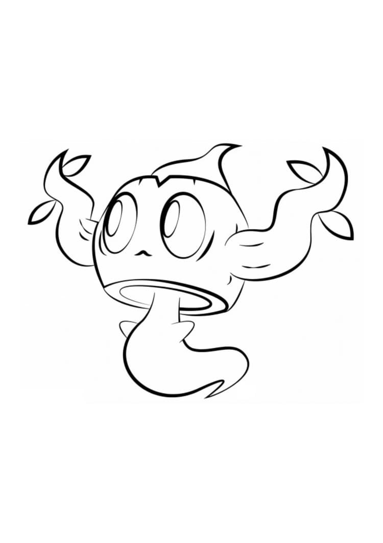 Página para colorear Phantump (A4) para imprimir