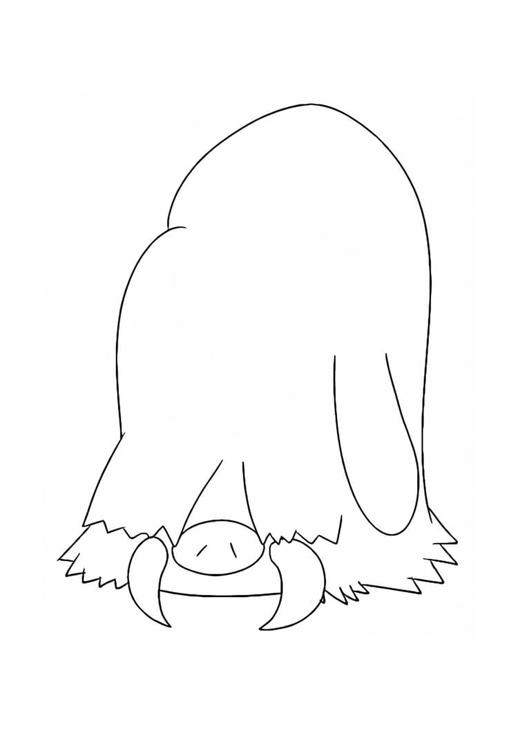 Página para colorear Piloswine (A4) para imprimir
